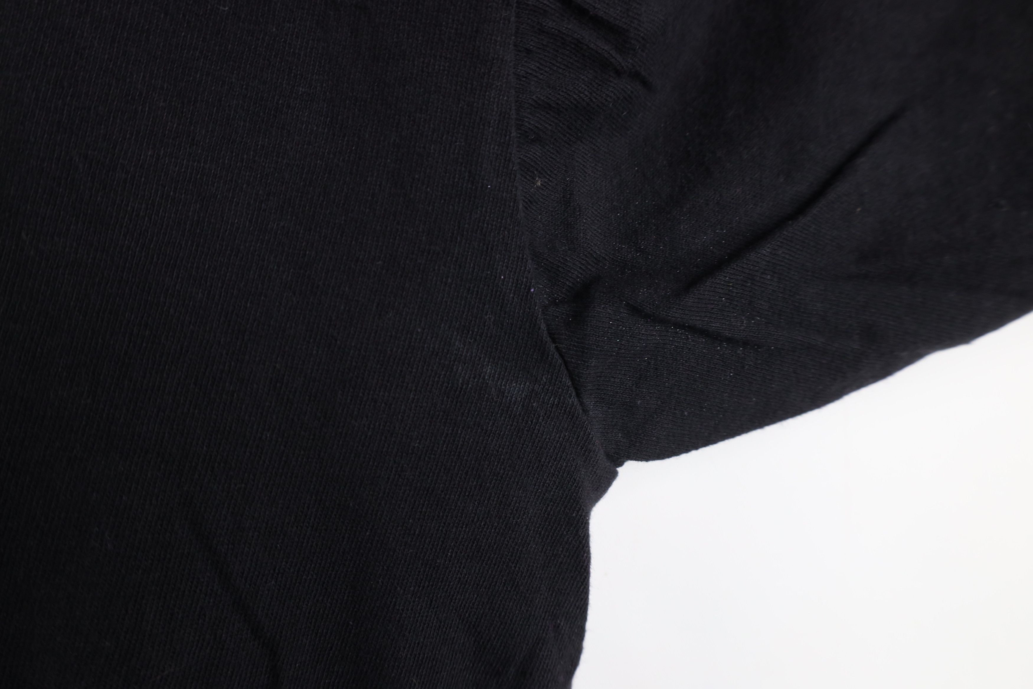Vintage Vintage 90s Y2K Streetwear Faded Blank Cotton T-Shirt Black Size US L / EU 52-54 / 3 - 7 Thumbnail