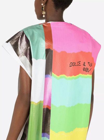 Dolce & Gabbana o1y0925 Crewneck T-Shirt in Multicolor Size XS / US 0-2 / IT 36-38 - 4 Thumbnail