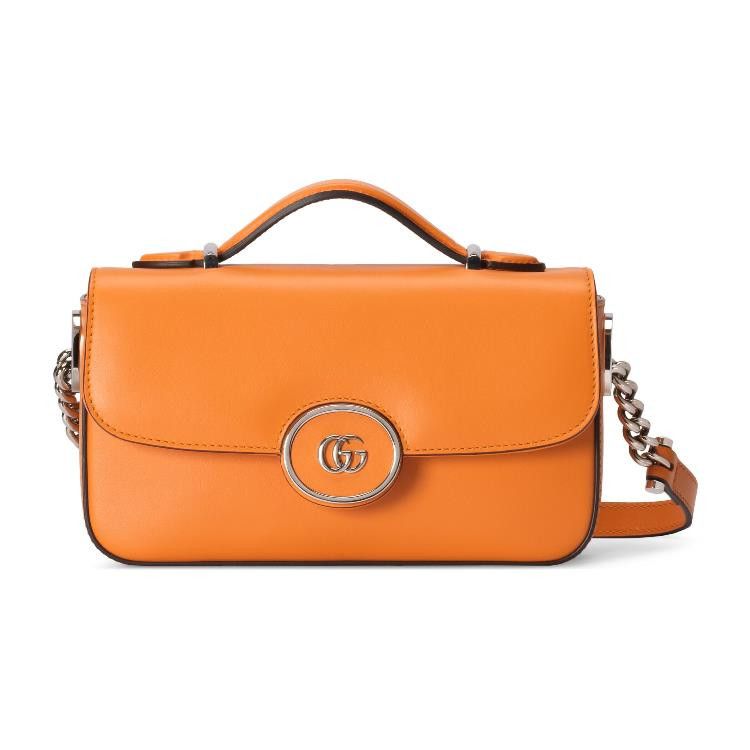 Gucci o1mt1gz0325 Size: OS / Petite GG Mini Shoulder Bag in Orange Size ONE SIZE - 1 Thumbnail