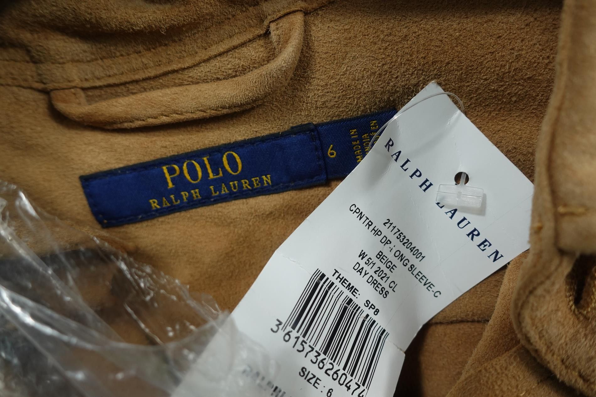 Polo Ralph Lauren Polo Ralph Lauren Dress Shirt Midi Suede Leather NWT 6 Size M / US 6-8 / IT 42-44 - 3 Thumbnail