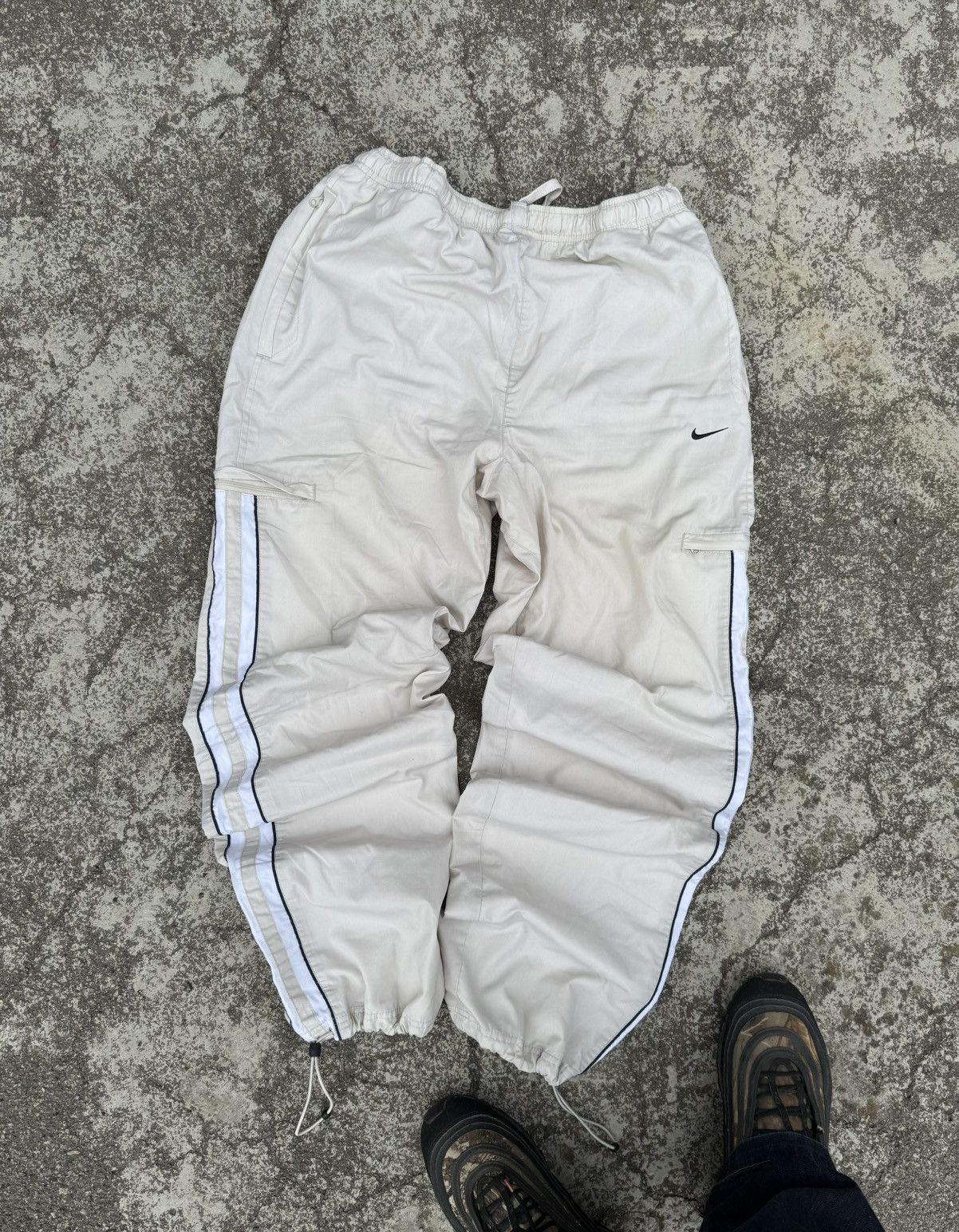 Vintage Nike 2000s Vintage Pants Y2K Drill Size US 34 / EU 50 - 1 Thumbnail