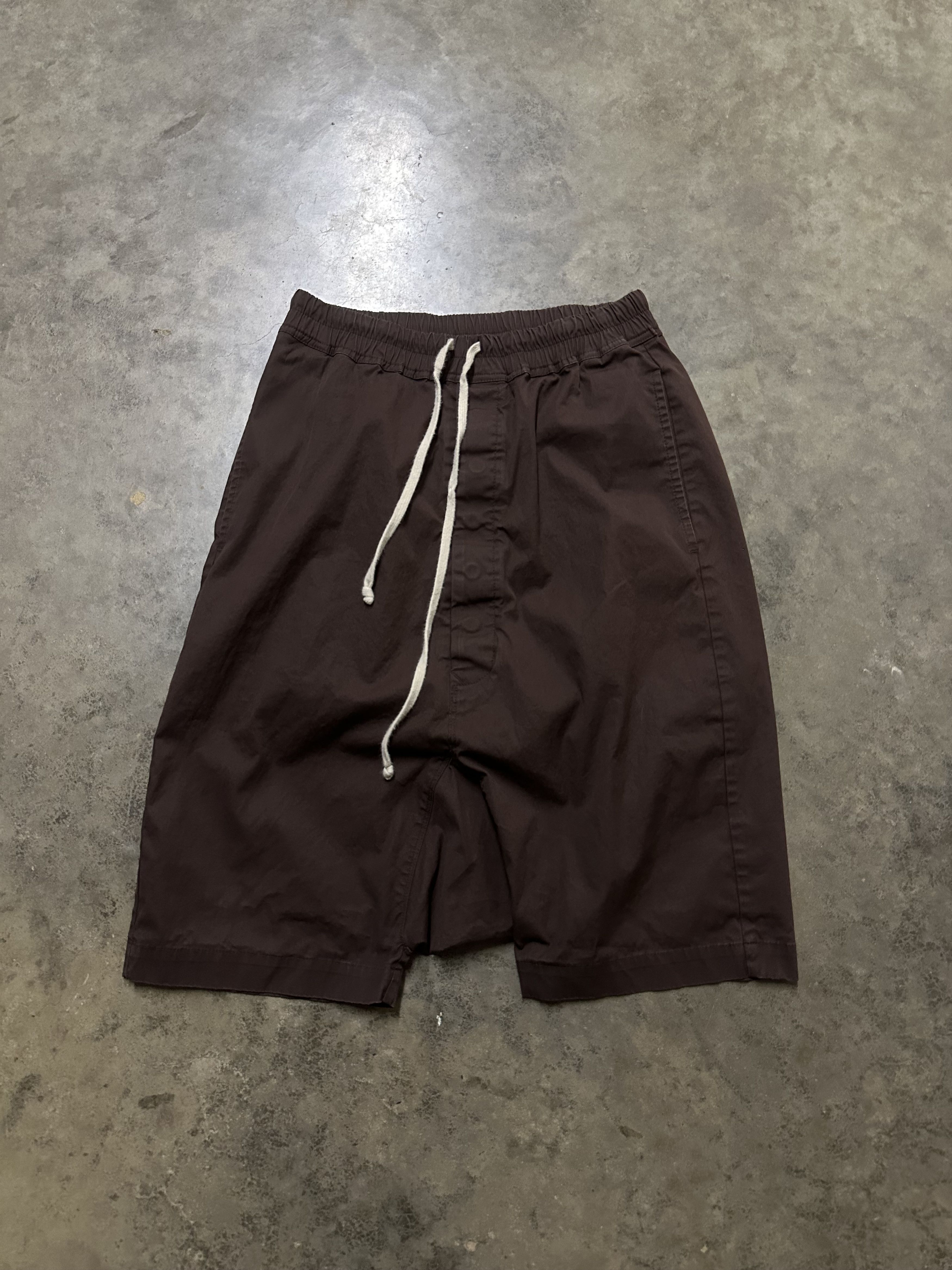Rick Owens 'Mastodon' Dropcrotch Pod Shorts