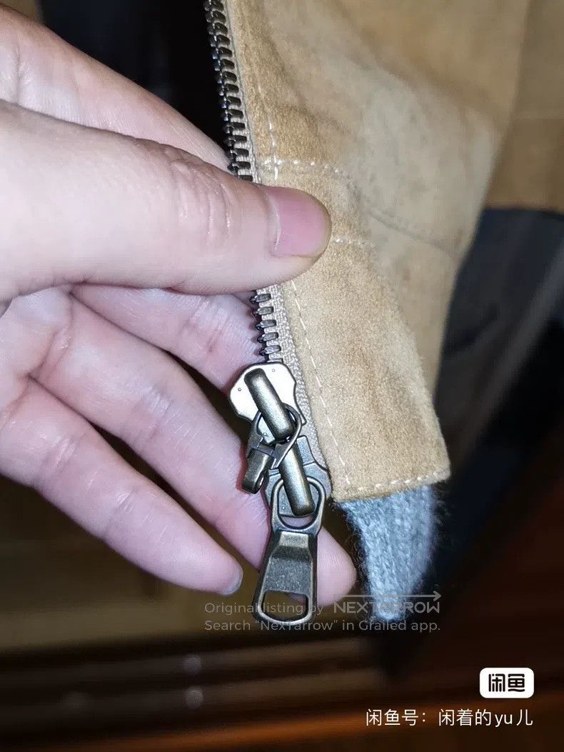 Brunello Cucinelli Brunello Cucinelli Leather and Cashmere Patchwork Size US XS / EU 42 / 0 - 7 Thumbnail
