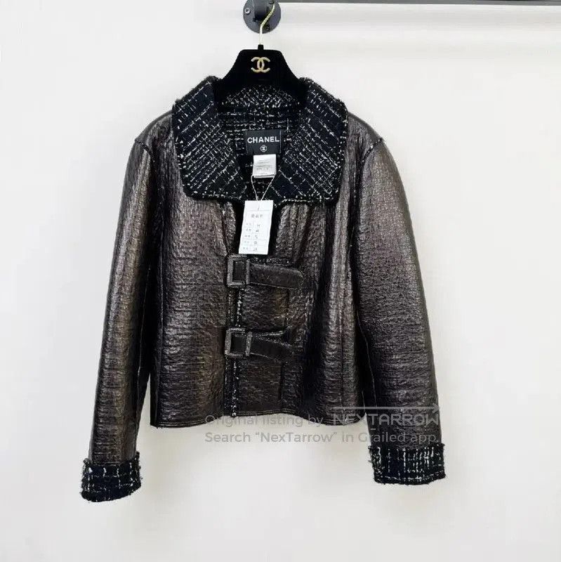 Chanel Chanel Black Women's Coat for Spring and Autumn . Size S / US 4 / IT 40 - 1 Thumbnail