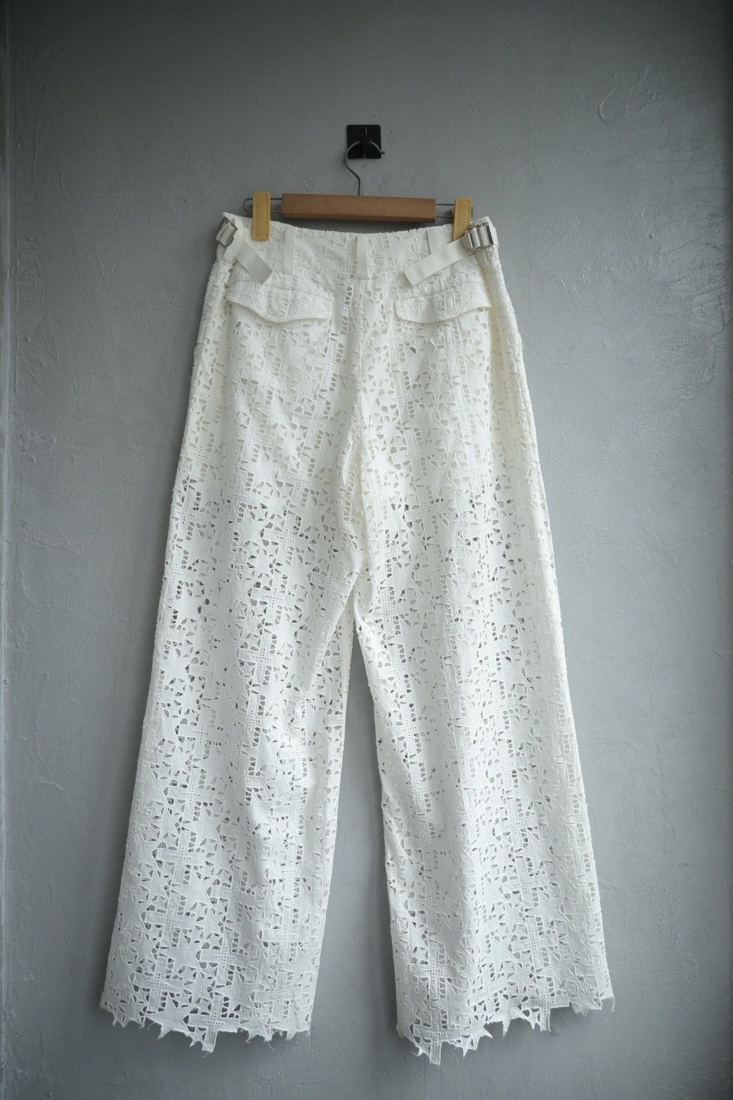 Sacai Sacai resort 2016 star lace wide leg pant Size 28" / US 6 / IT 42 - 8 Thumbnail