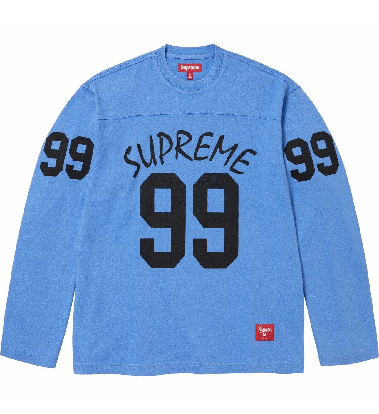 image of Supreme 99 L/s Football Top in Blue, Men's (Size 2XL)