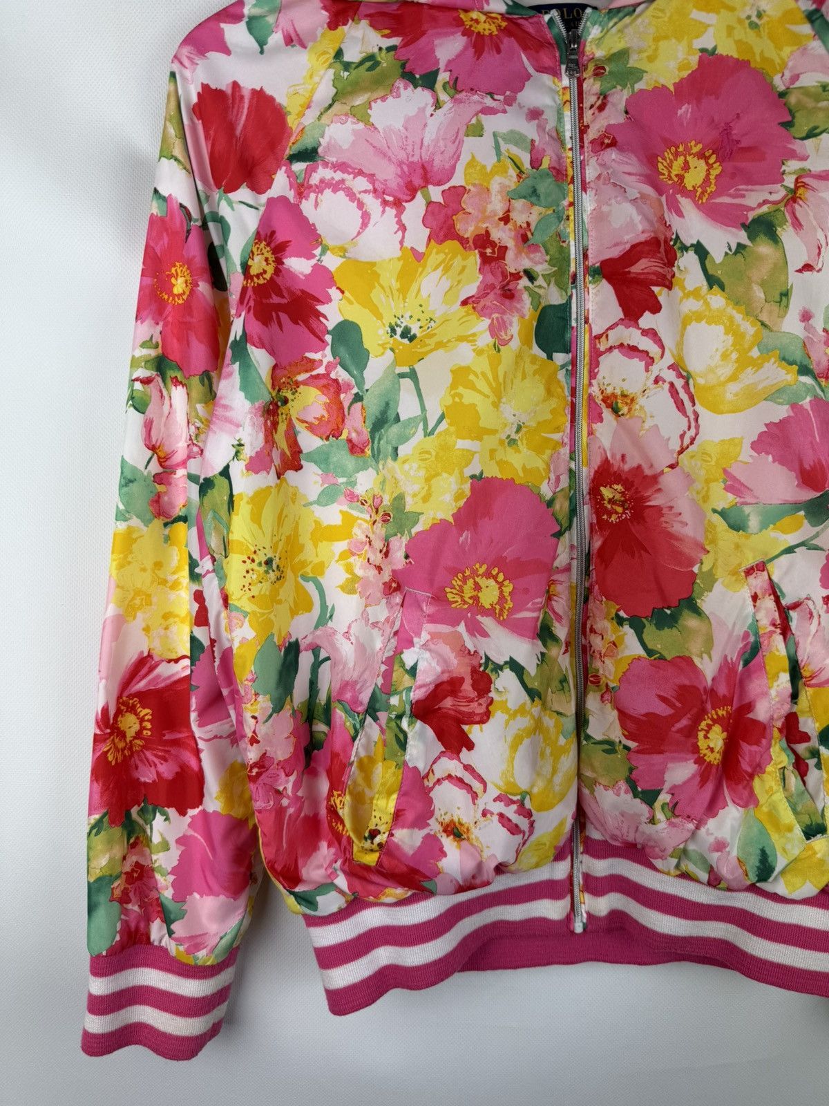 Polo Ralph Lauren Polo Ralph Lauren Flower Pattern Hooded Windbreaker Jacket Size S / US 4 / IT 40 - 5 Thumbnail