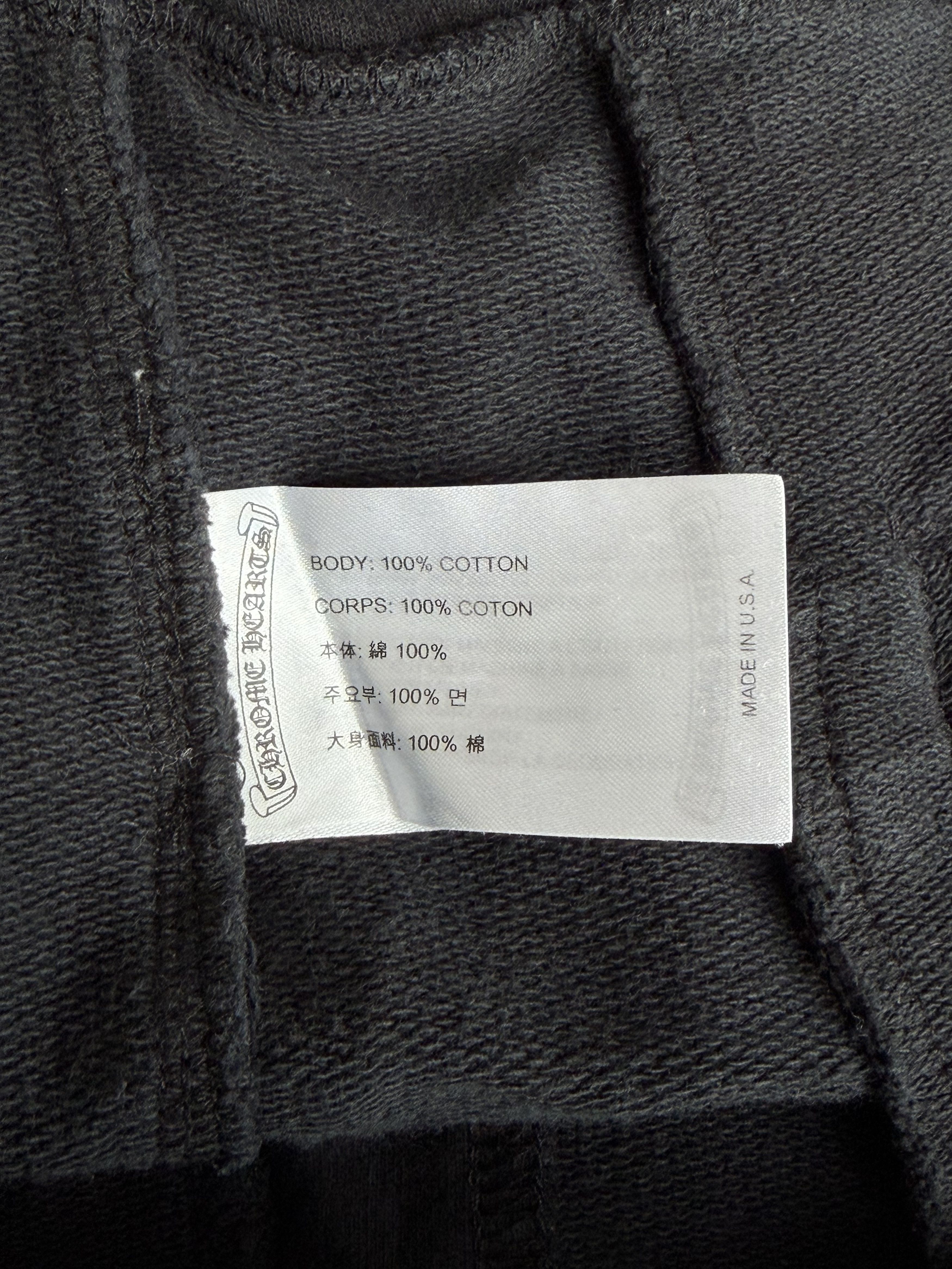 Chrome Hearts Black Horseshoe Logo Cemetery Cross Jacquard Sweatpants Size US 36 / EU 52 - 3 Thumbnail