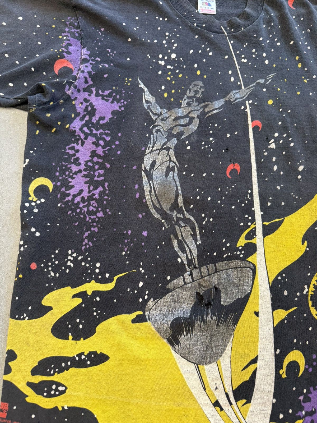 Marvel Comics 1994 Vintage Marvel Comics Images Silver Surfer Mega Tee Size US L / EU 52-54 / 3 - 3 Thumbnail