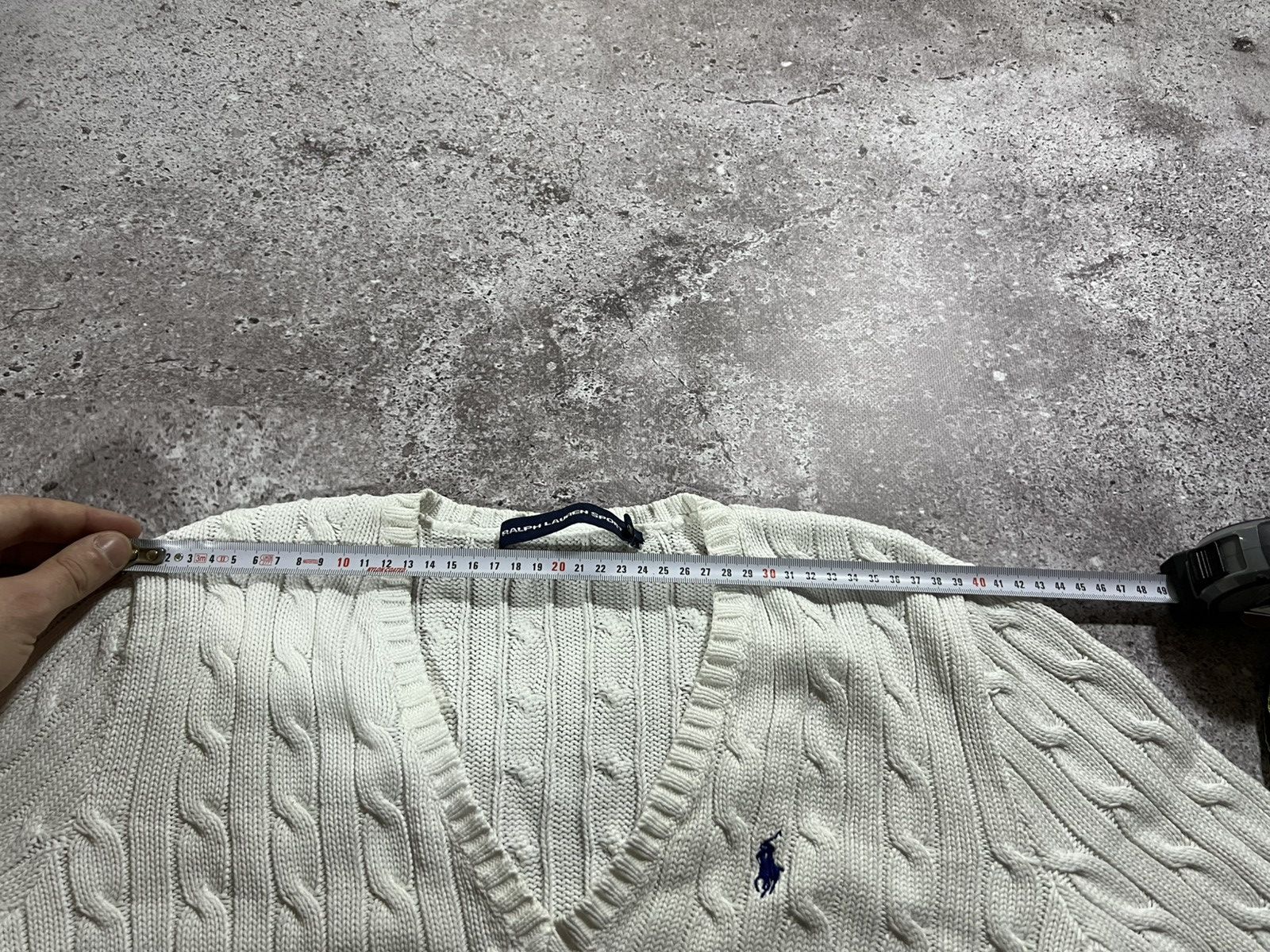 Polo Ralph Lauren Polo Ralph Lauren sweater Knitted vintage 90s V-neck Y2k Size L / US 10 / IT 46 - 11 Thumbnail