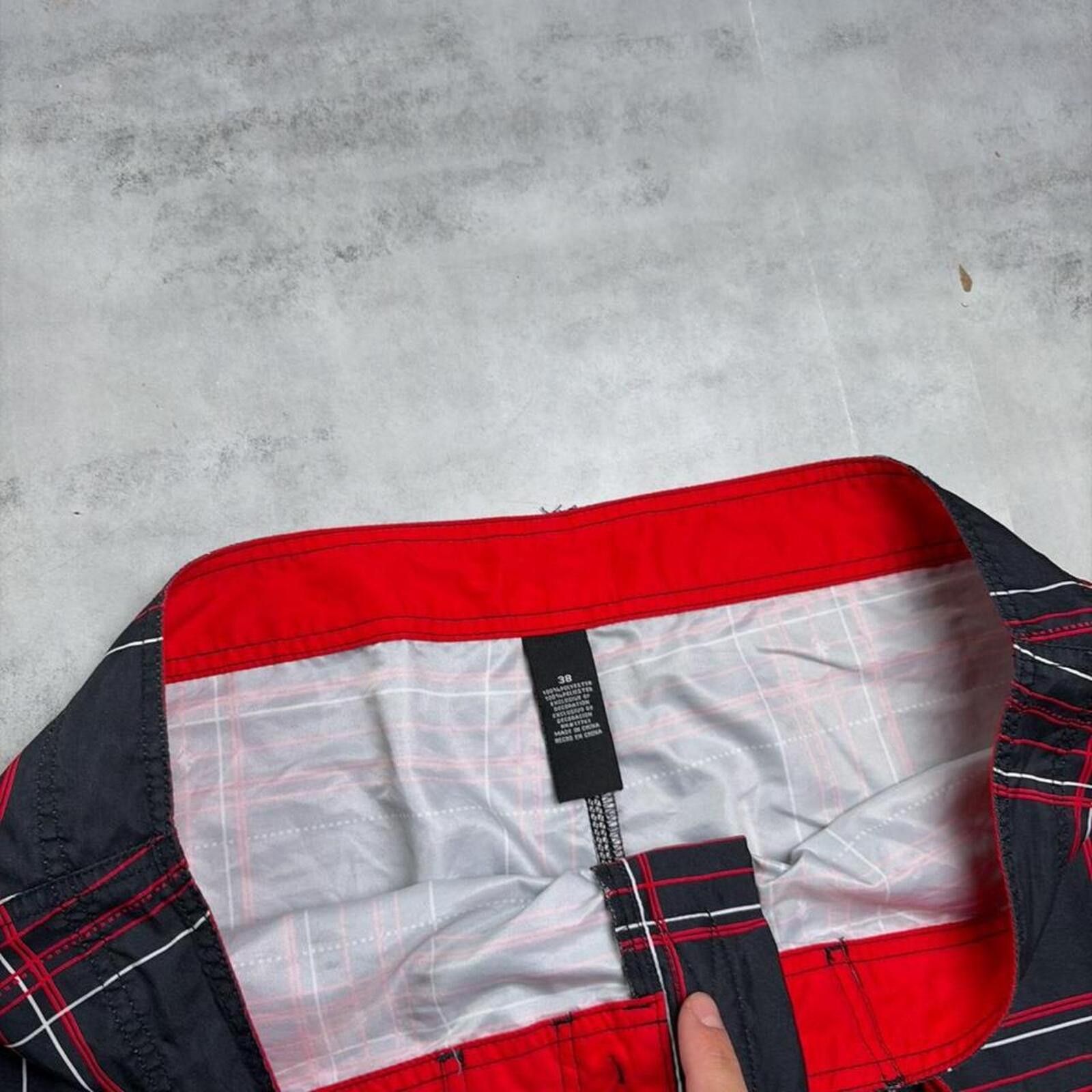 Gotcha Y2K Black Gotcha Grunge Surf Baggy Plaid Board Shorts Size US 38 / EU 54 - 4 Thumbnail