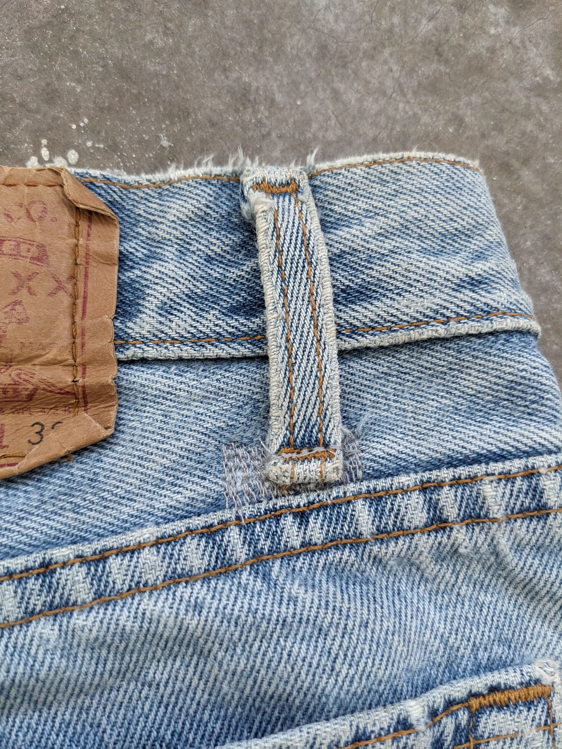 Levi's OPEN ORDER 🔥 Vintage Levis 501 Bandana Sashiko Boro Flare Size US 32 / EU 48 - 13 Thumbnail