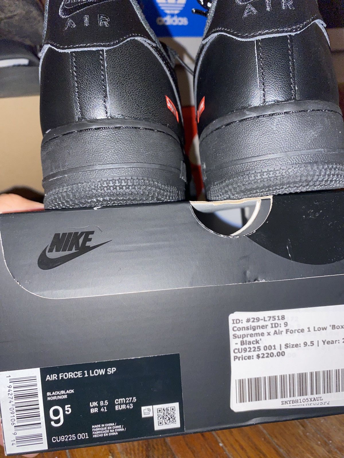Nike × Supreme Supreme AF1 Size US 9.5 / EU 42-43 - 6 Thumbnail