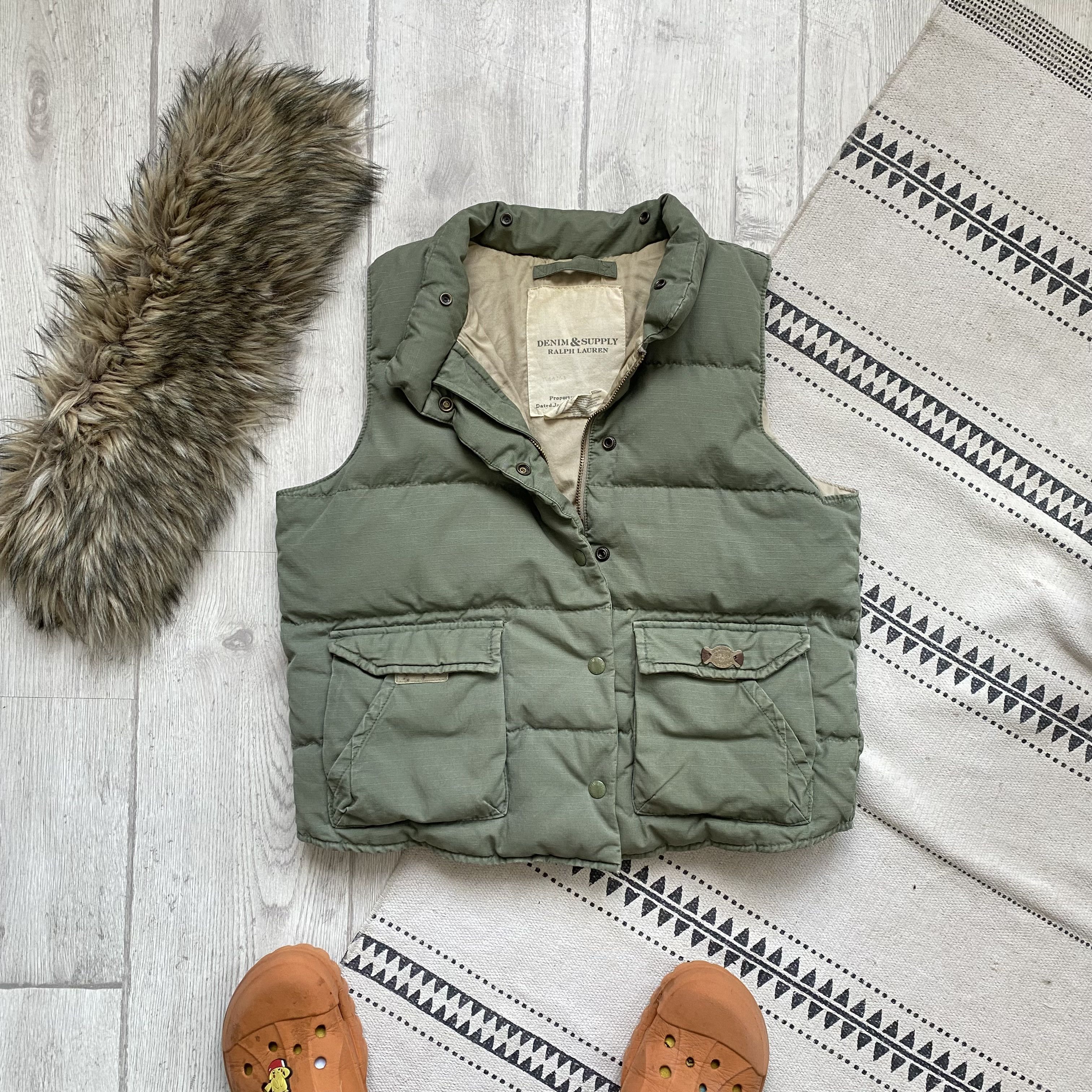 Polo Ralph Lauren Faux Fur Vintage 90s Polo Ralph Lauren Duwn vest Y2K Size M / US 6-8 / IT 42-44 - 4 Thumbnail