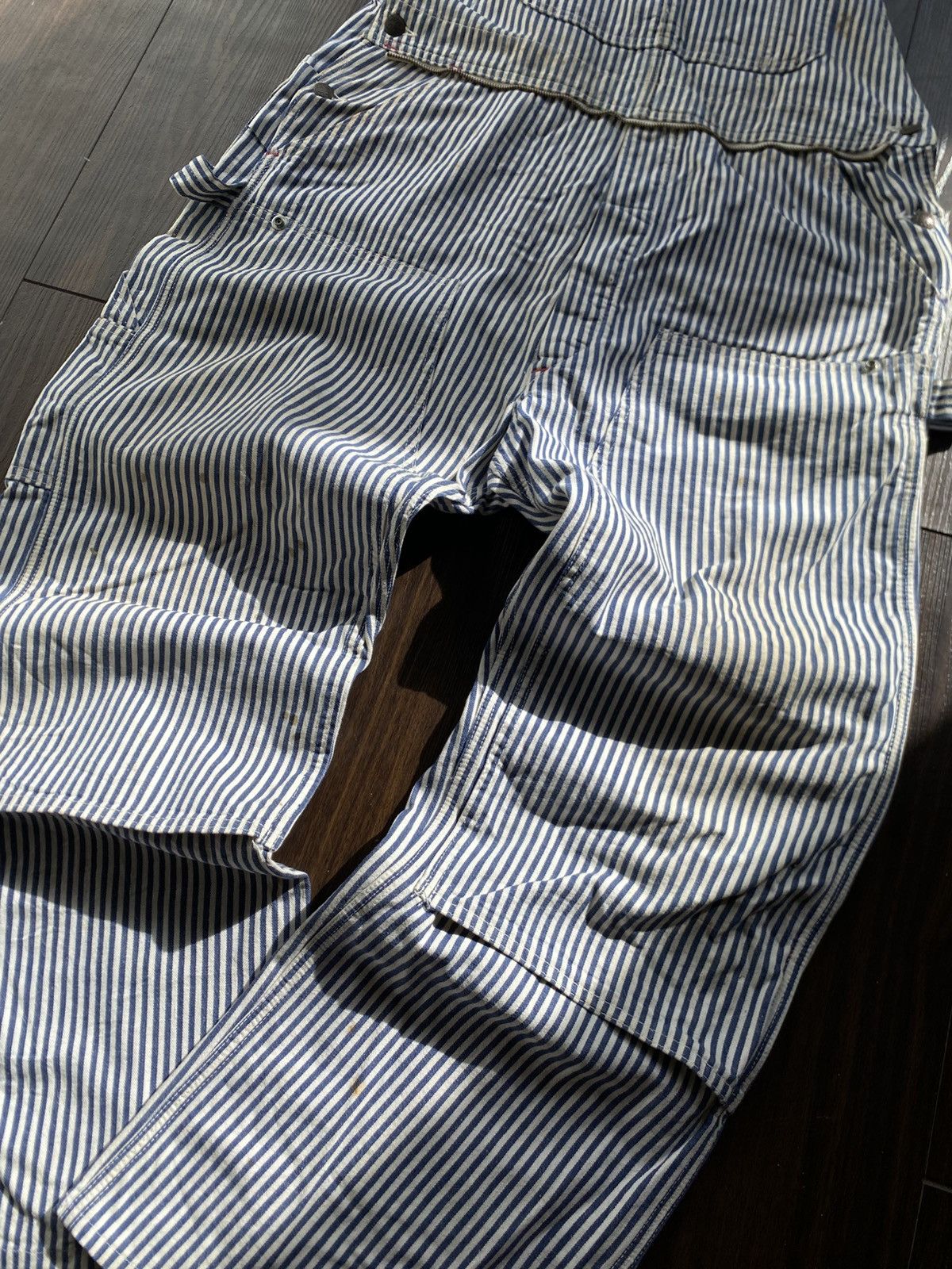 Big Mac BIG MAC MEN’S OVERALLS JUMPSUITS DOUBLEKNEE HICKORY Size US L / EU 52-54 / 3 - 13 Thumbnail