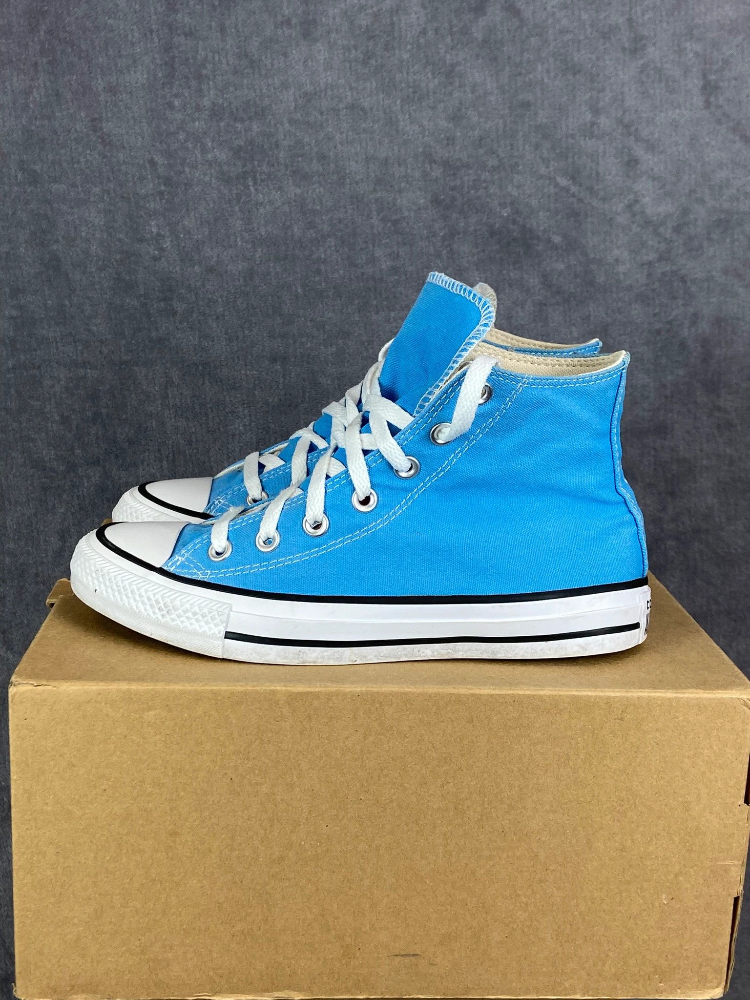 Converse Converse Chuck Taylor Blue High Tops Size 37.5 Size US 5 / EU 37 - 2 Thumbnail