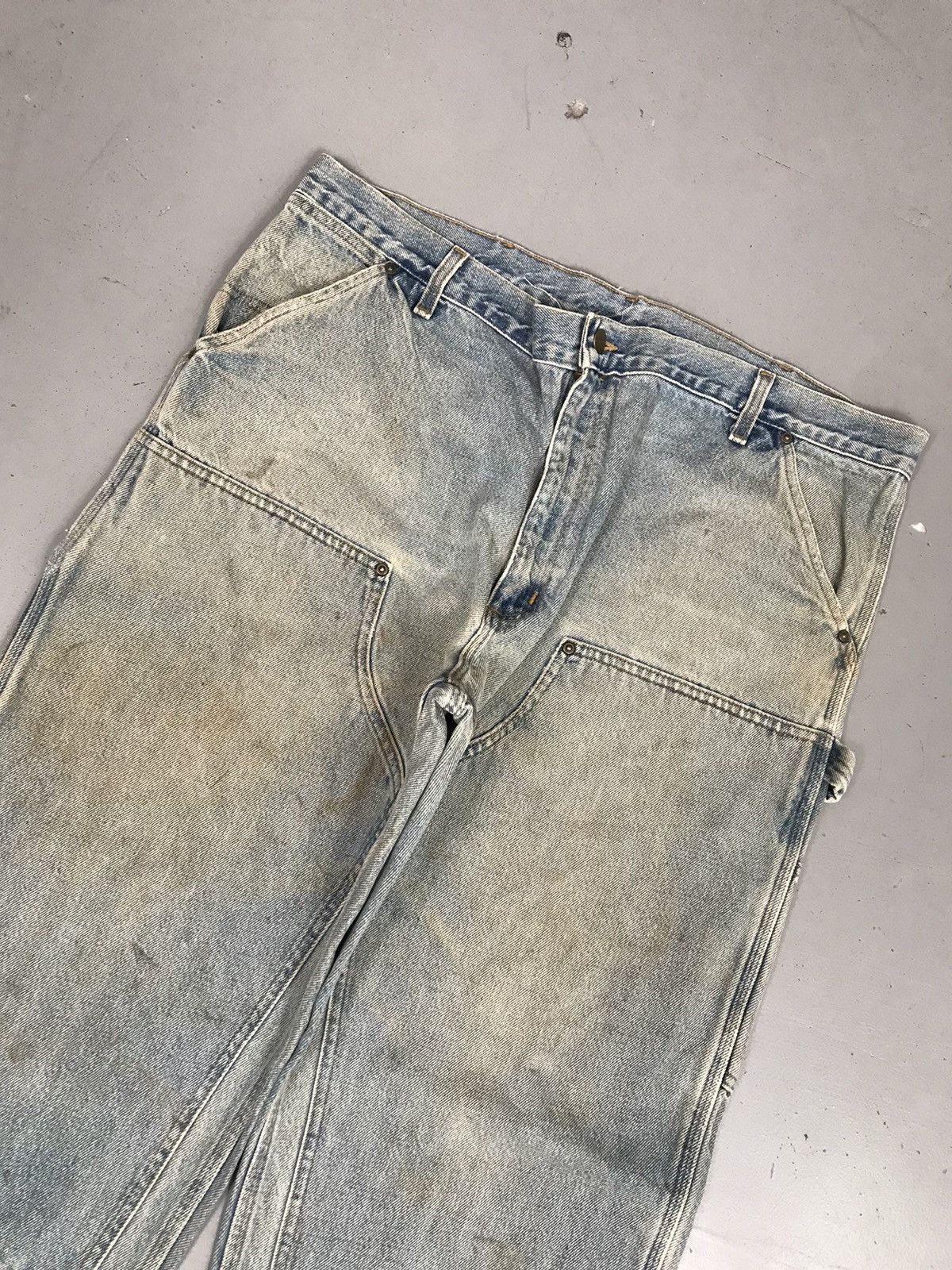 Carhartt × Vintage Vintage Carhartt Double Knee B73 DST Denim Size US 42 / EU 58 - 3 Thumbnail