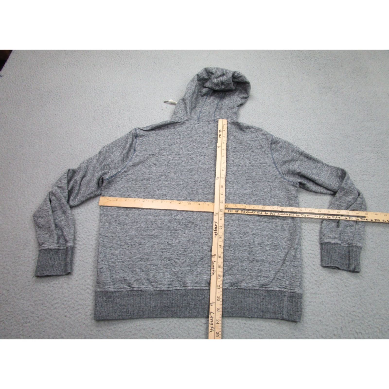 Robert Graham Robert Graham Hoodie Men M Gray Pullover 1/4 Zip Hooded Pockets Logo Sweater Sweatshirt Classic Knit Size US M / EU 48-50 / 2 - 7 Thumbnail