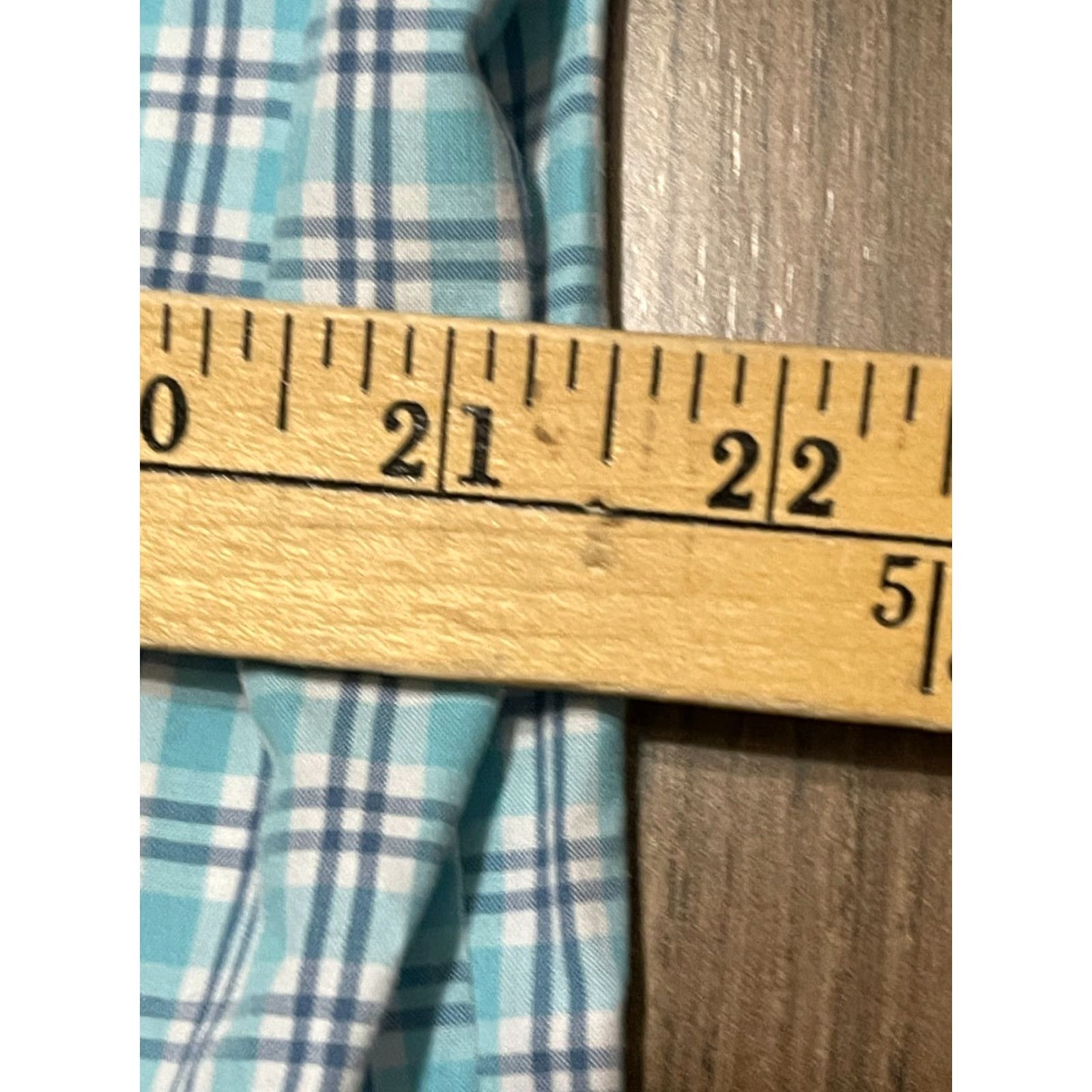 Croft & Barrow Croft & Barrow Shirt, Men's Large, Button Up, Short Sleeve, Plaid, Blue White, Casual, Regular, Collared, Men, Button-Up Shirt Size US L / EU 52-54 / 3 - 6 Thumbnail