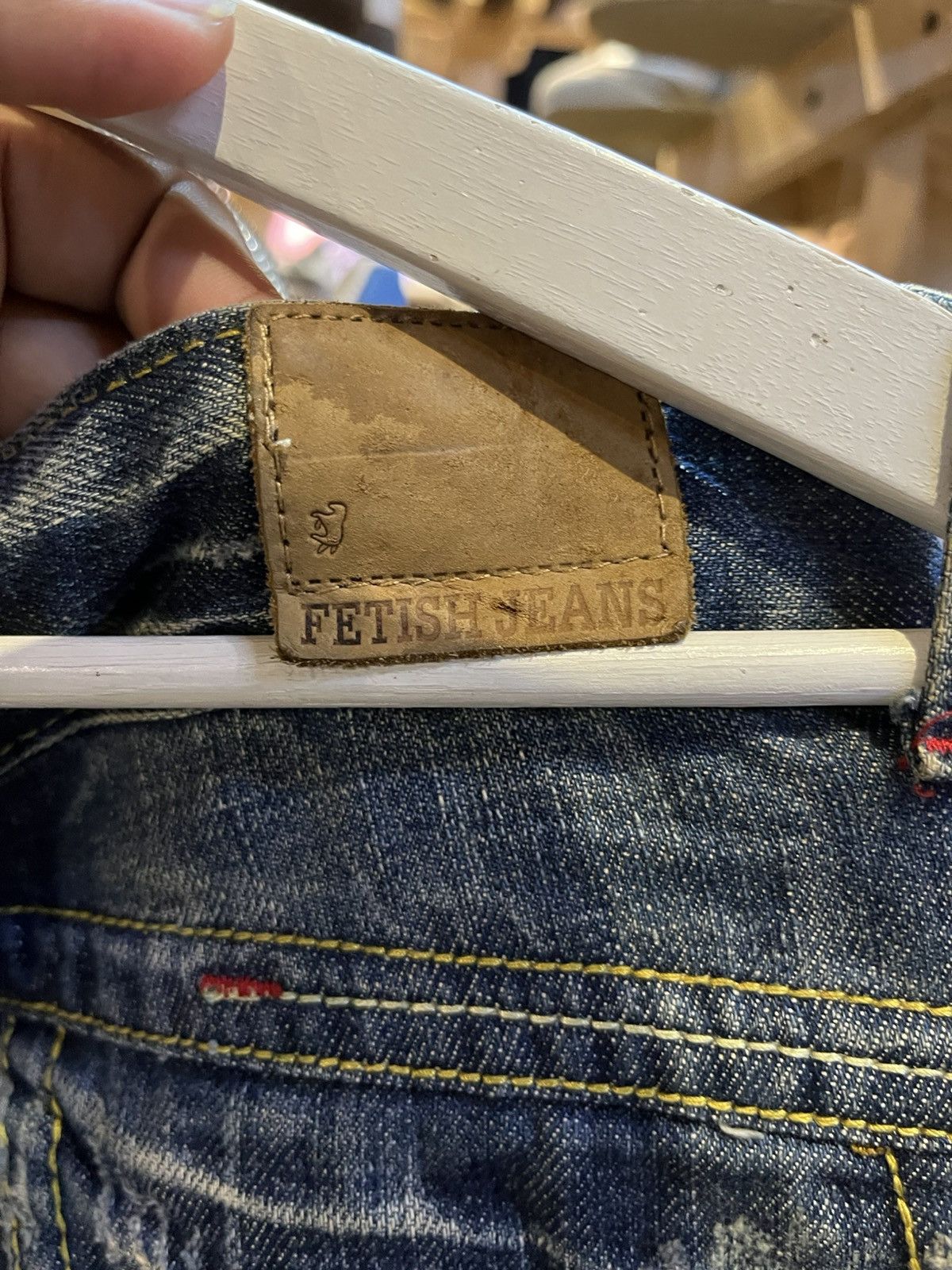 Vintage Vintage Fetish jeans Size US 27 - 13 Thumbnail
