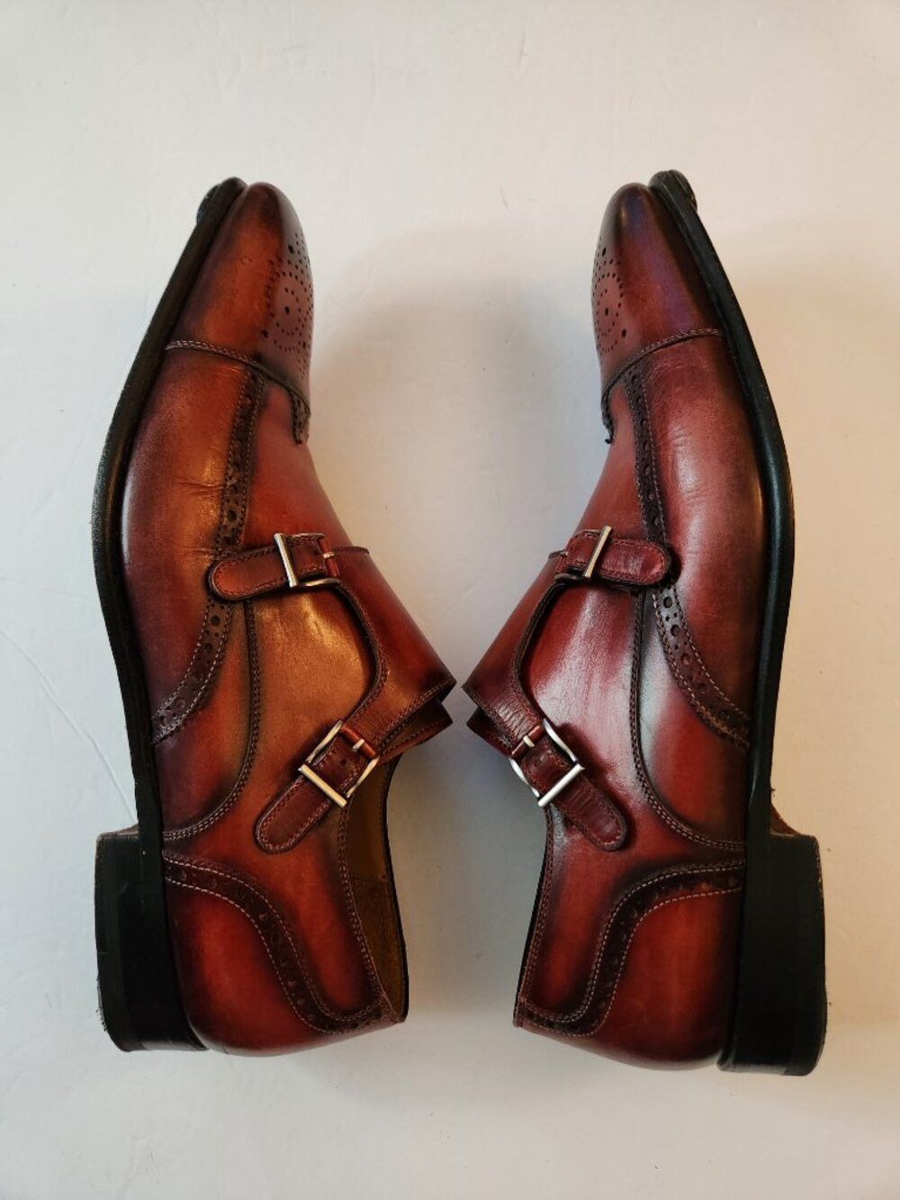 Other blue Sole men's leather dress shoes size:9.5 made in Spain Size US 9.5 / EU 42-43 - 11 Thumbnail