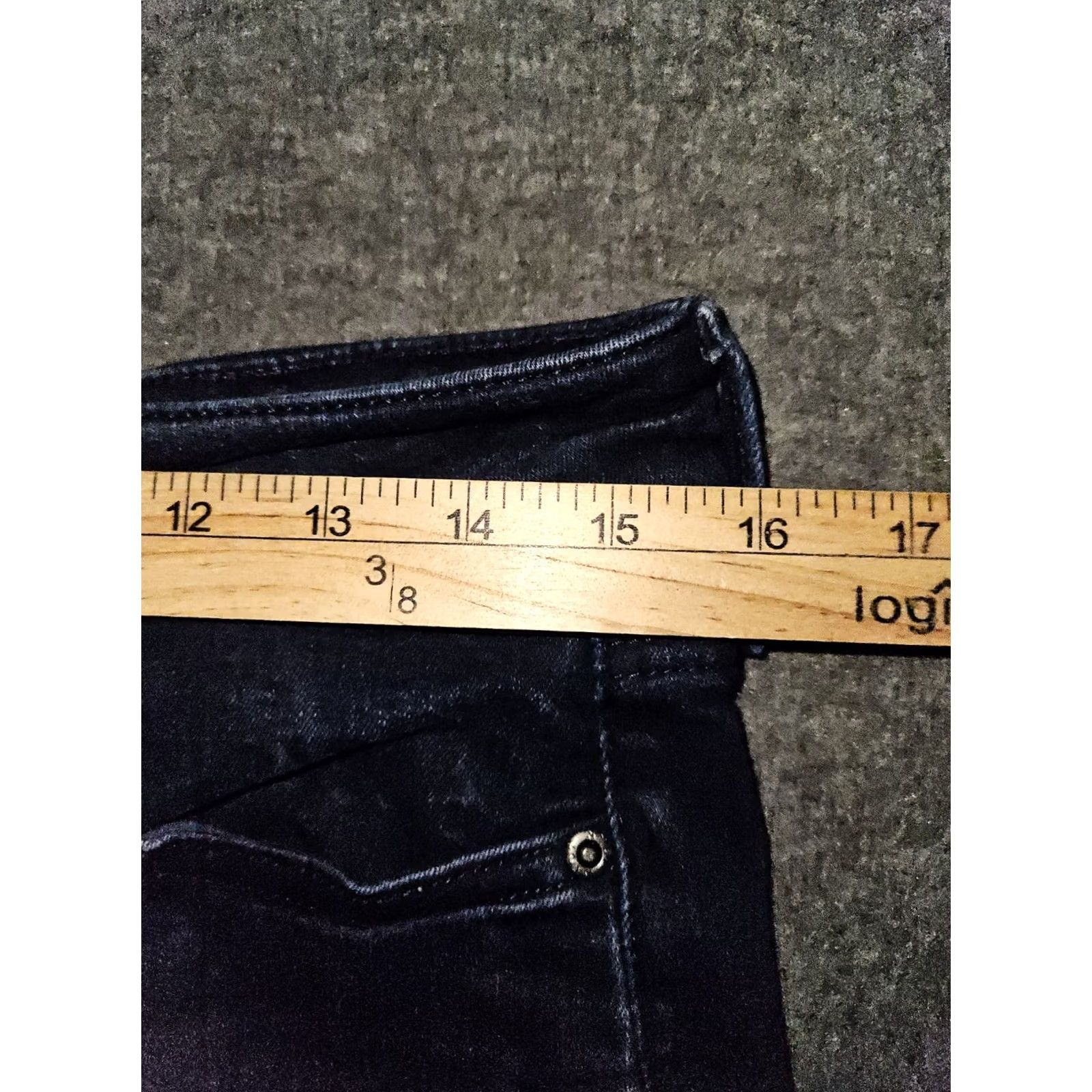 NYDJ NYDJ Barbara Bootcut Jeans Women's 10 Dark Blue Lift Tuck Stretch Preppy City Casual Denim Size 32" / US 10 / IT 46 - 4 Thumbnail