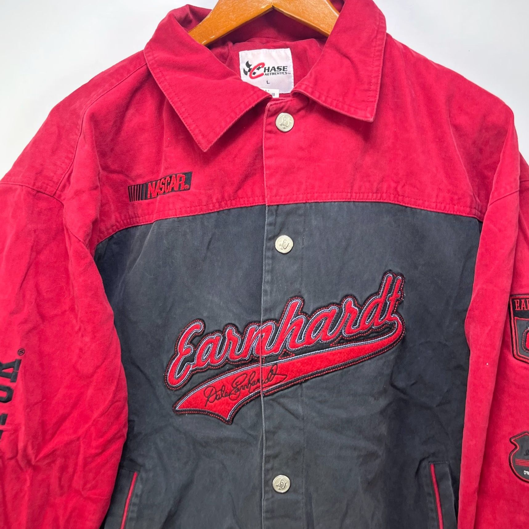 Chase Authentics VINTAGE Chase Authentics Racing Jacket L Red 90s Men Windbreaker Embroidered Logo Jacket Size US L / EU 52-54 / 3 - 2 Thumbnail