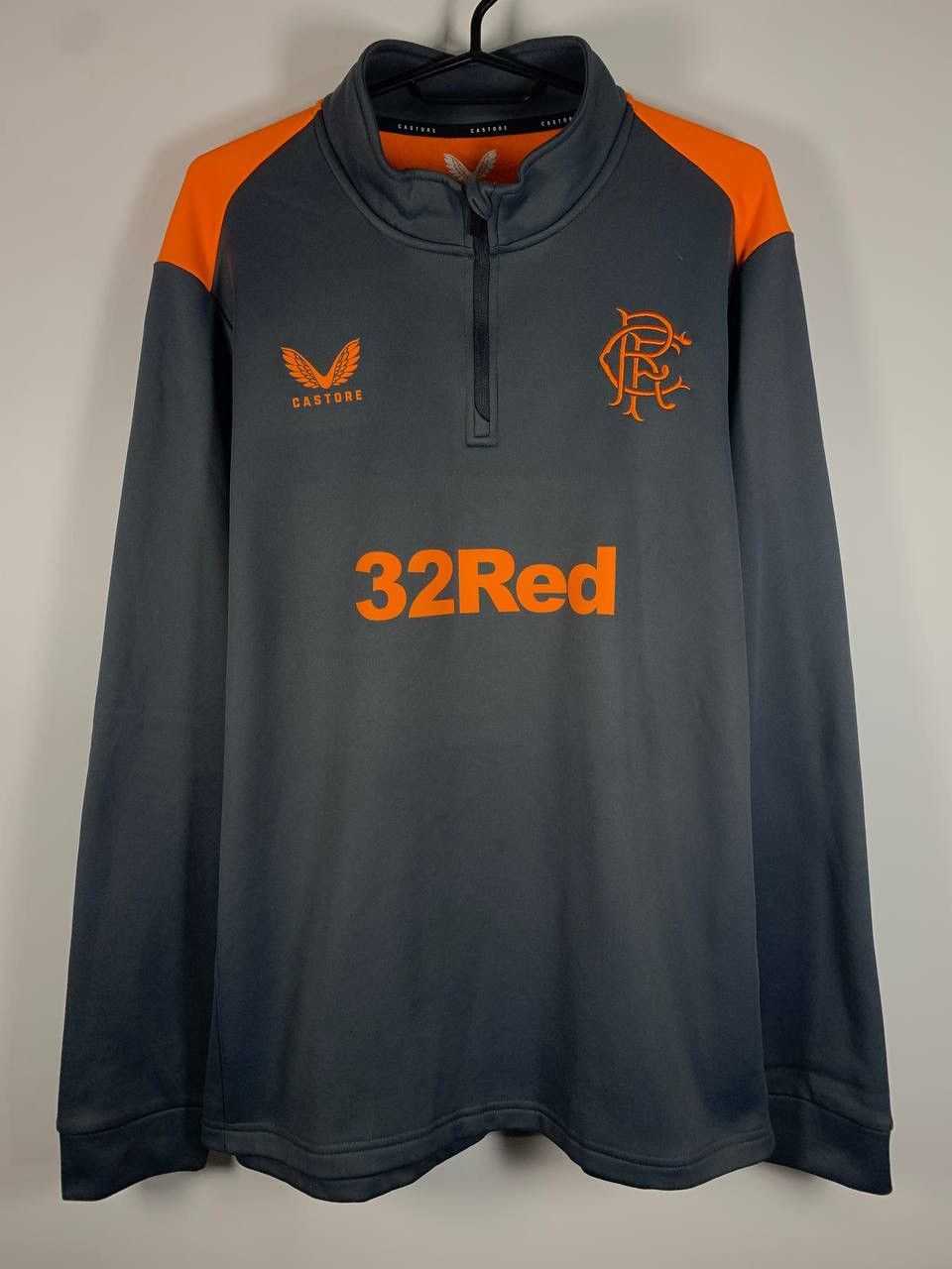 Castore Rangers FC Training Top — Castore — Grey/Orange Size US XL / EU 56 / 4 - 1 Thumbnail