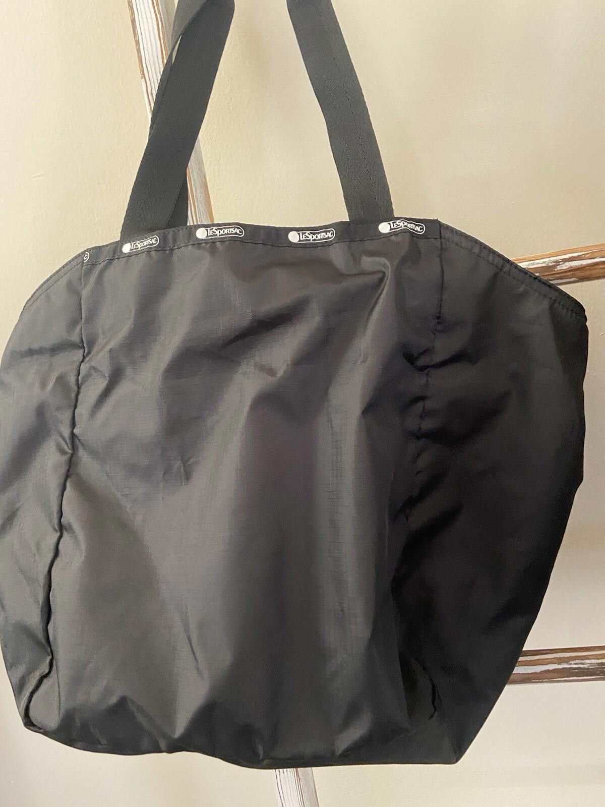 LeSportsac 4piece Lesportsac black nylon tote bags + gray pouch set Size ONE SIZE - 10 Thumbnail