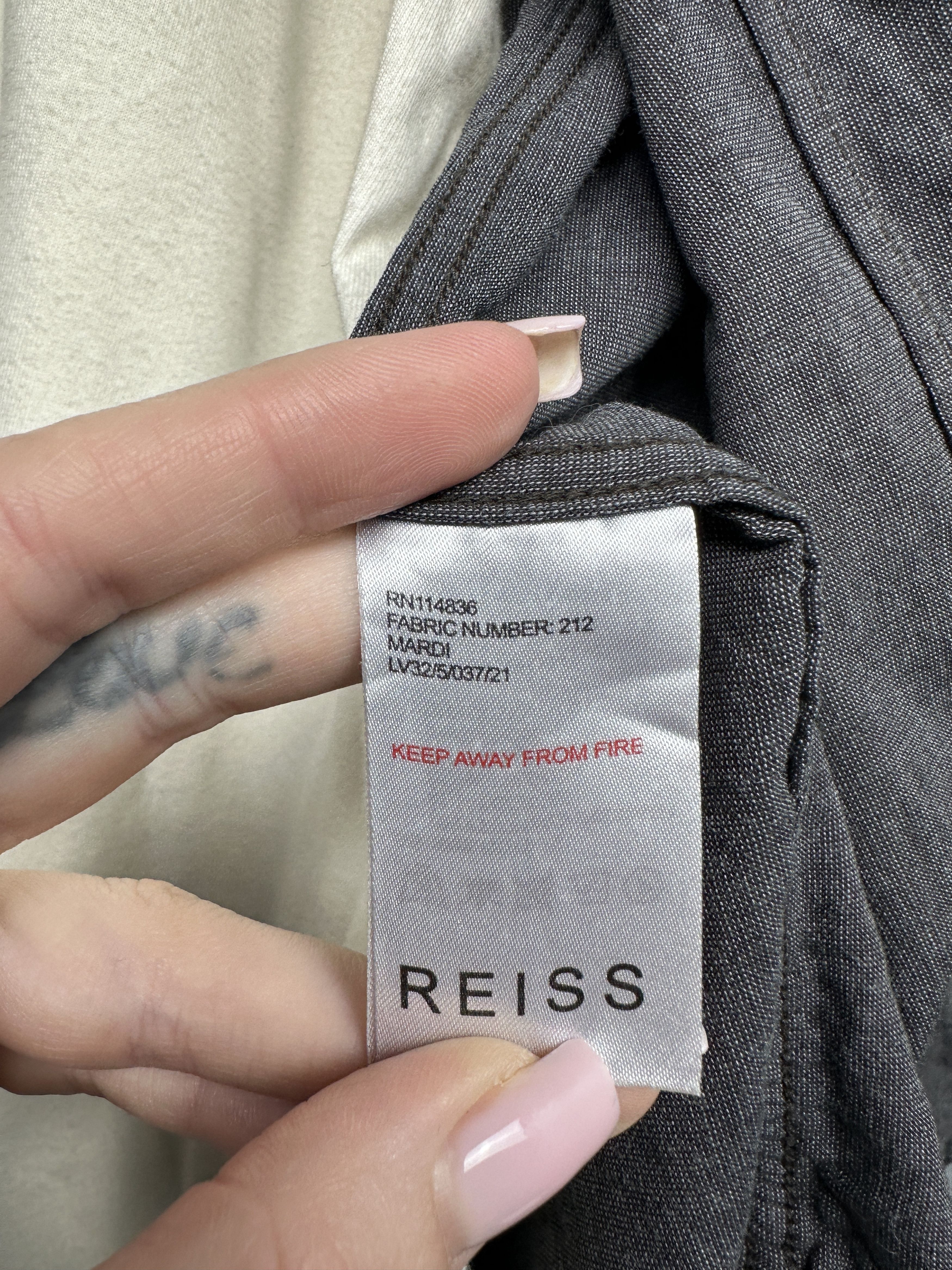 Reiss Reiss Mens Flannel Long Sleeve Shirt Size US L / EU 52-54 / 3 - 4 Thumbnail