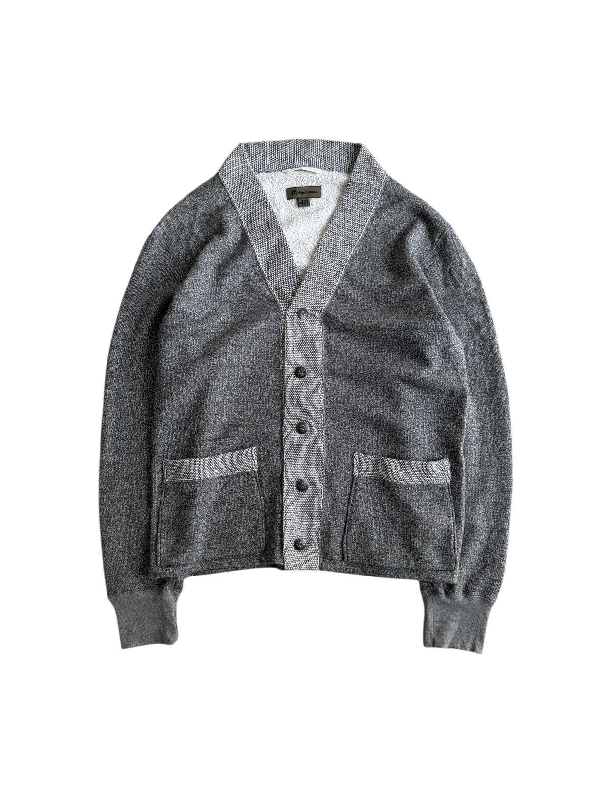 Nigel Cabourn Nigel Cabourn Salt & Pepper Cardigan Vintage Inspired Size US L / EU 52-54 / 3 - 1 Thumbnail