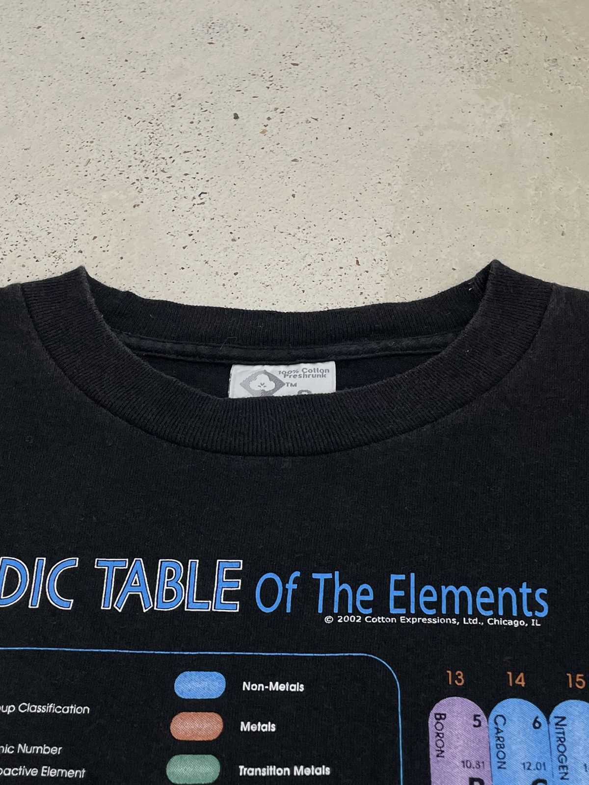 Vintage Periodic Table of The Element Vintage Y2K Chicago Expression Size US S / EU 44-46 / 1 - 12 Thumbnail
