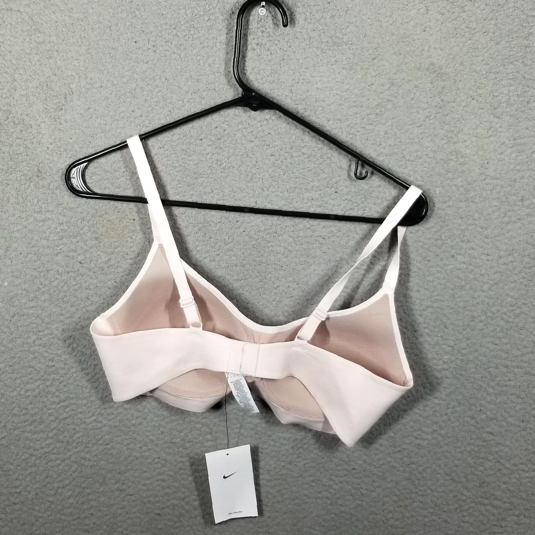 Nike Nike Sports Bra Womens Large Light Pink DM0526-640 Training A-B Support New Tags Size ONE SIZE - 2 Thumbnail