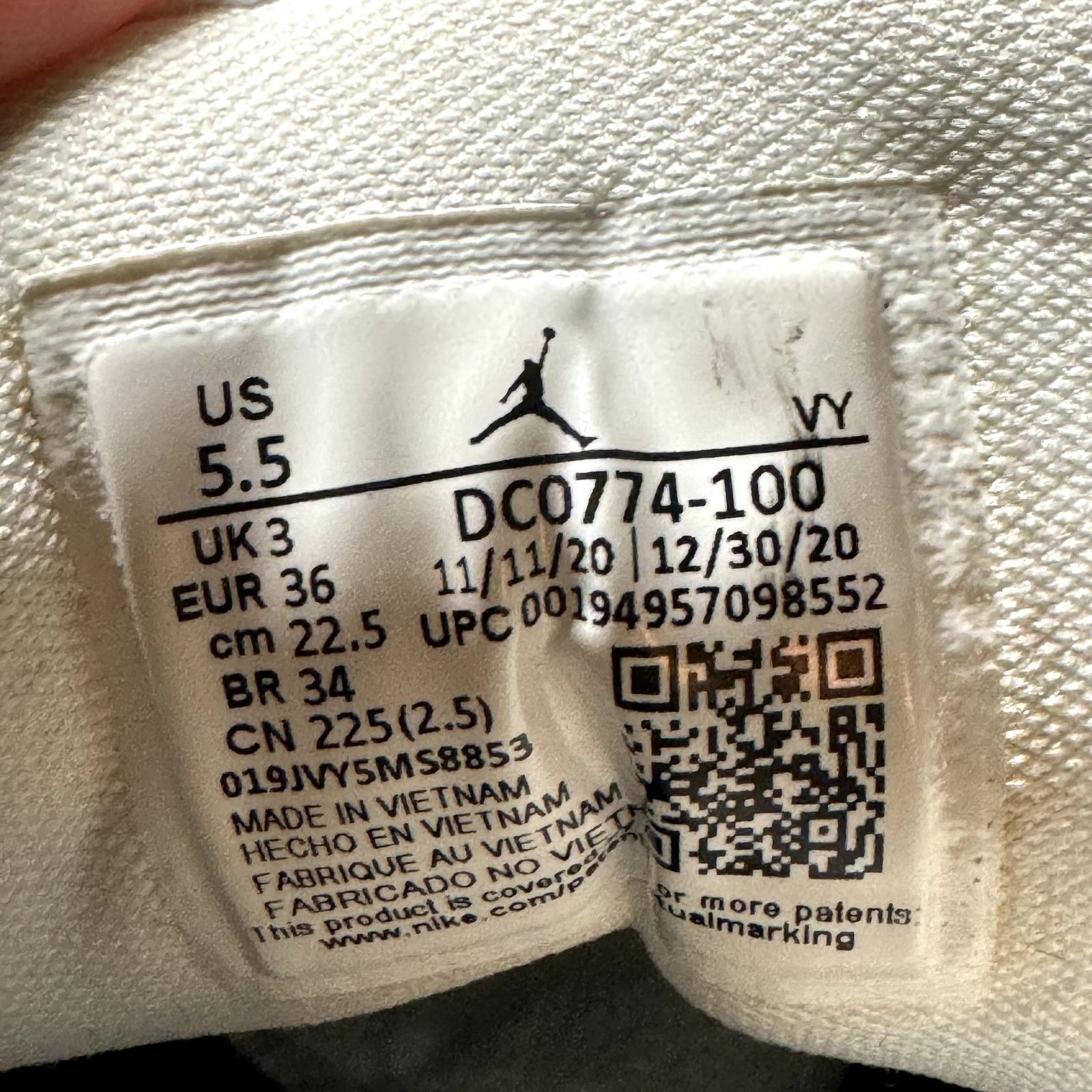 Jordan Brand × Nike Wmns Nike Air Jordan 1 Low Panda Women's Shoes - Size 5.5 Size US 5.5 / IT 35.5 - 7 Thumbnail