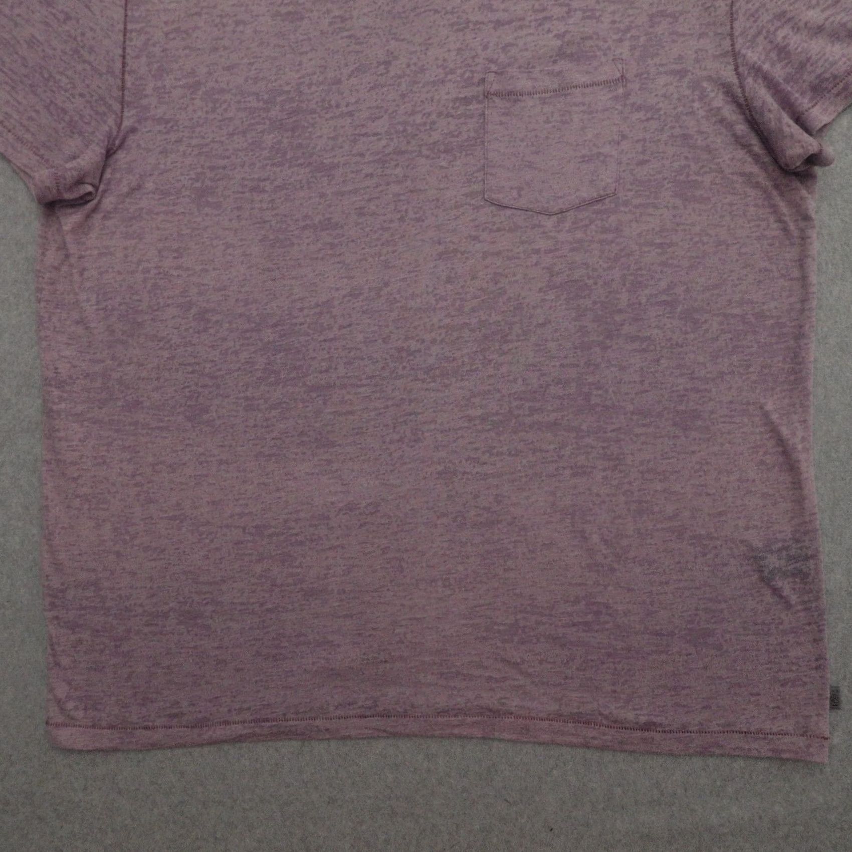 John Varvatos John Varvatos T-Shirt Mens XL Red V-Neck Short Sleeve Burnout 23X28 Size US XL / EU 56 / 4 - 7 Thumbnail