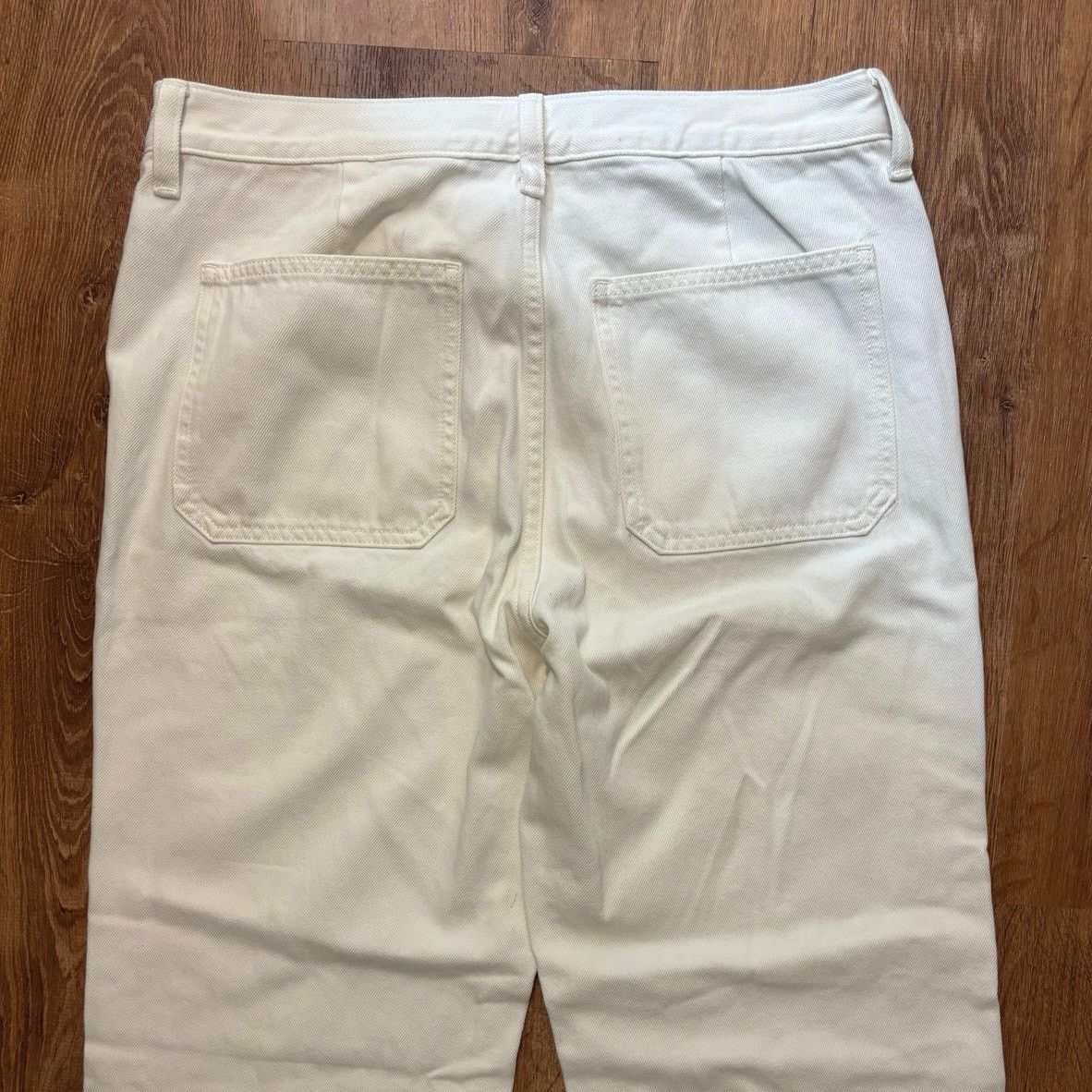 J.Crew NWT J.Crew Sailor Mid Rise Relaxed Demi Boot Jean White 28 Size 28" / US 6 / IT 42 - 9 Thumbnail