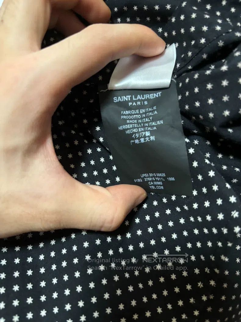 Saint Laurent Paris Saint Laurent Paris Black and White Star Shirt Size XS / US 0-2 / IT 36-38 - 6 Thumbnail