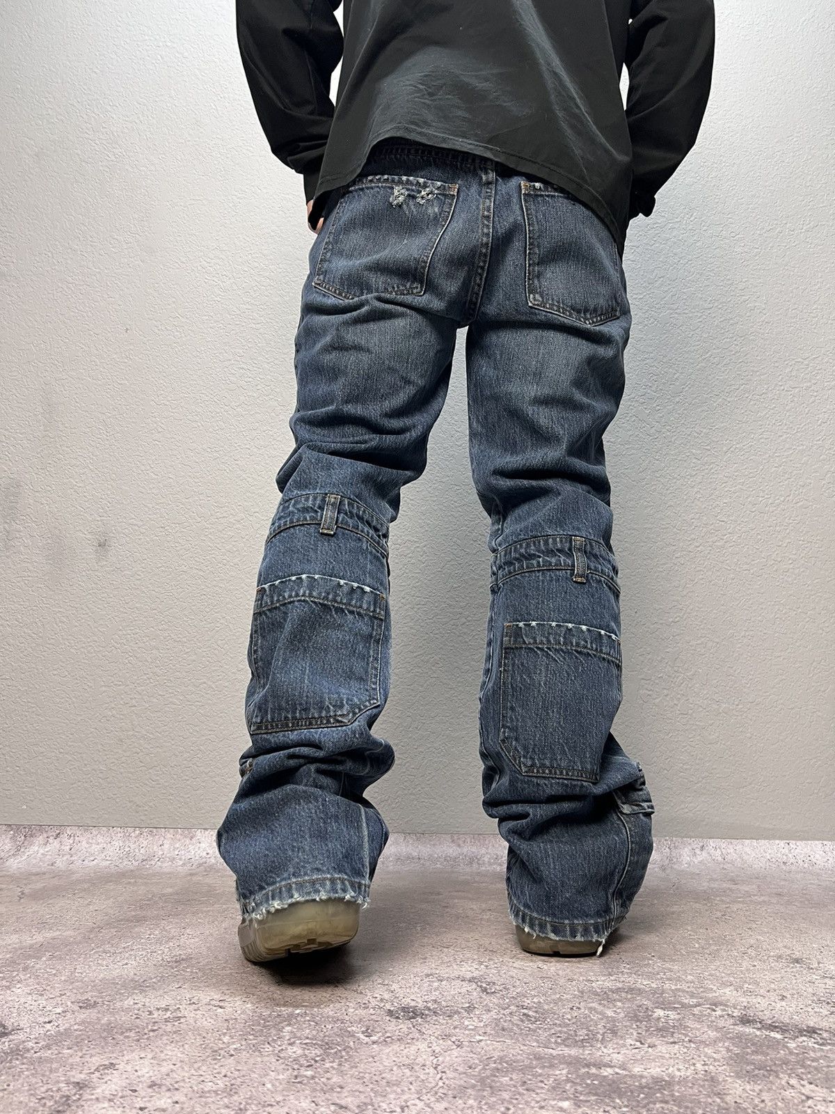14th Addiction × Japanese Brand × Le Grande Bleu (L.G.B.) Junya Watanabe G Star Style Raw Bondage GOA Cargo Pants Size US 32 / EU 48 - 14 Thumbnail