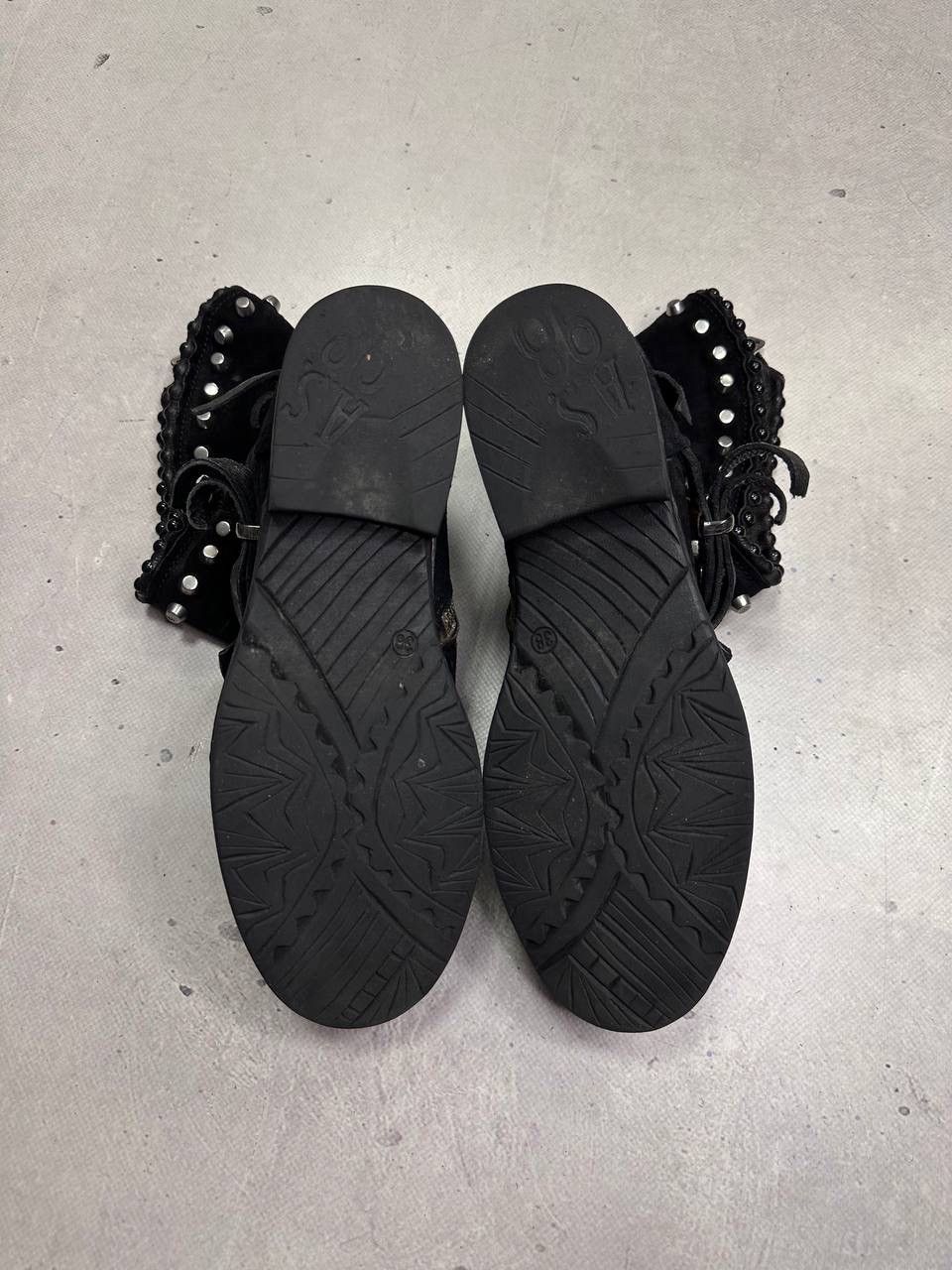 A.S.98 A.S.98 Airstep Verti Studded Leather Ankle Boots Black EU 38 Size US 7.5 / IT 37.5 - 9 Thumbnail