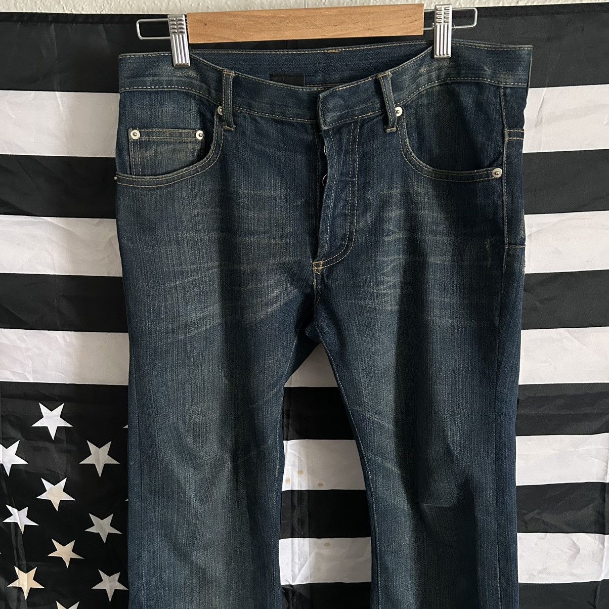 Dior AW05 Indigo Rust Bootcuts Size US 30 / EU 46 - 2 Thumbnail