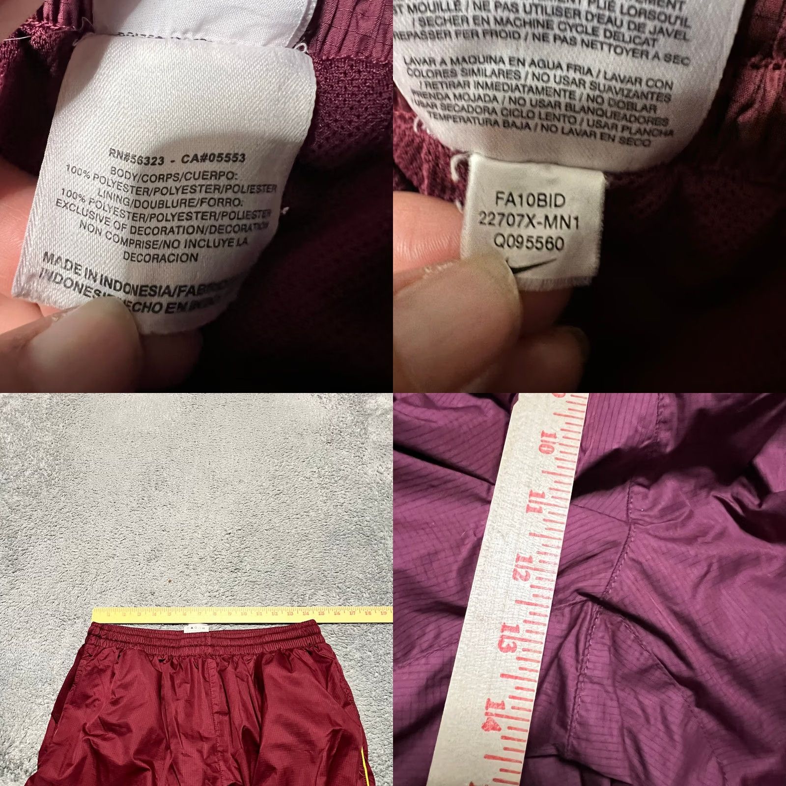 Nike Nike Minnesota Golden Gophers Pants Mens XL Storm Fit Baggy Track Size US 36 / EU 52 - 8 Thumbnail