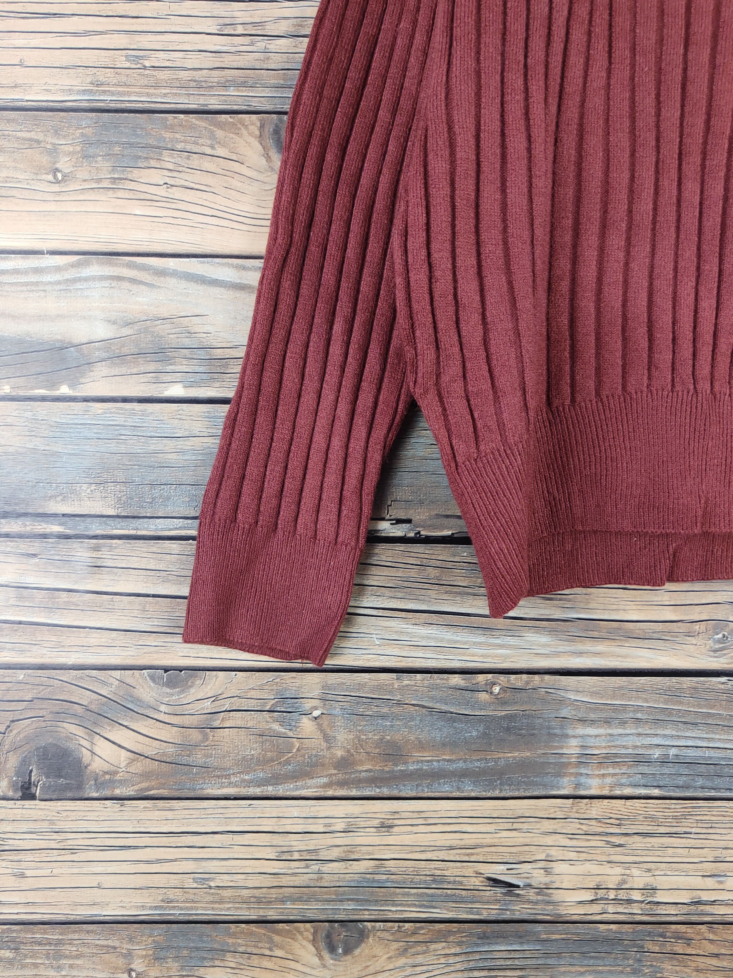 GU GU Dark Brown Knitwear Cardigan #W2236 Size M / US 6-8 / IT 42-44 - 4 Thumbnail