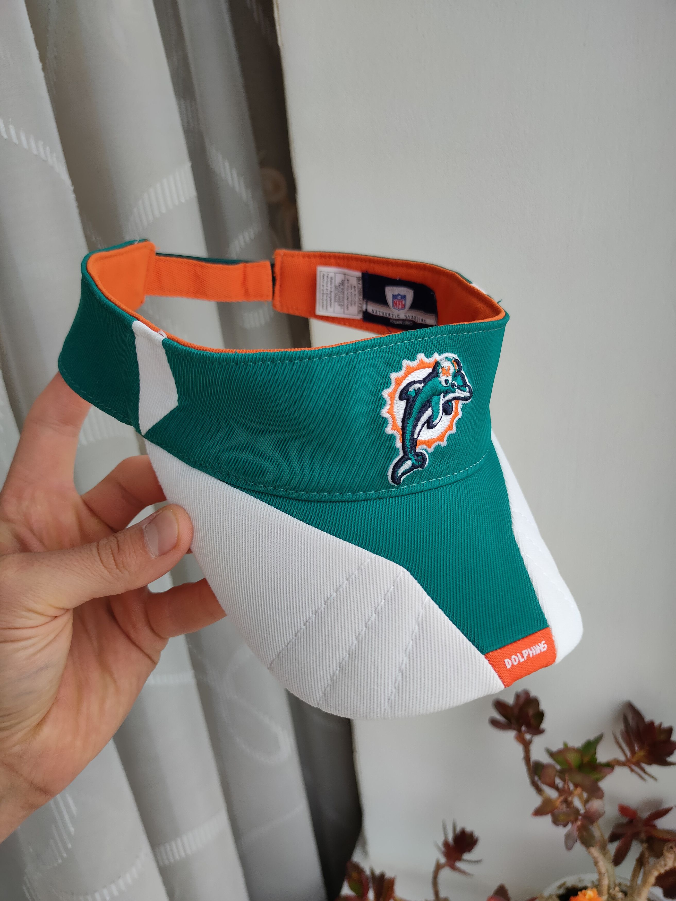 Reebok Reebok NFL Miami Dolphins vintage visor cap hat Size ONE SIZE - 2 Thumbnail