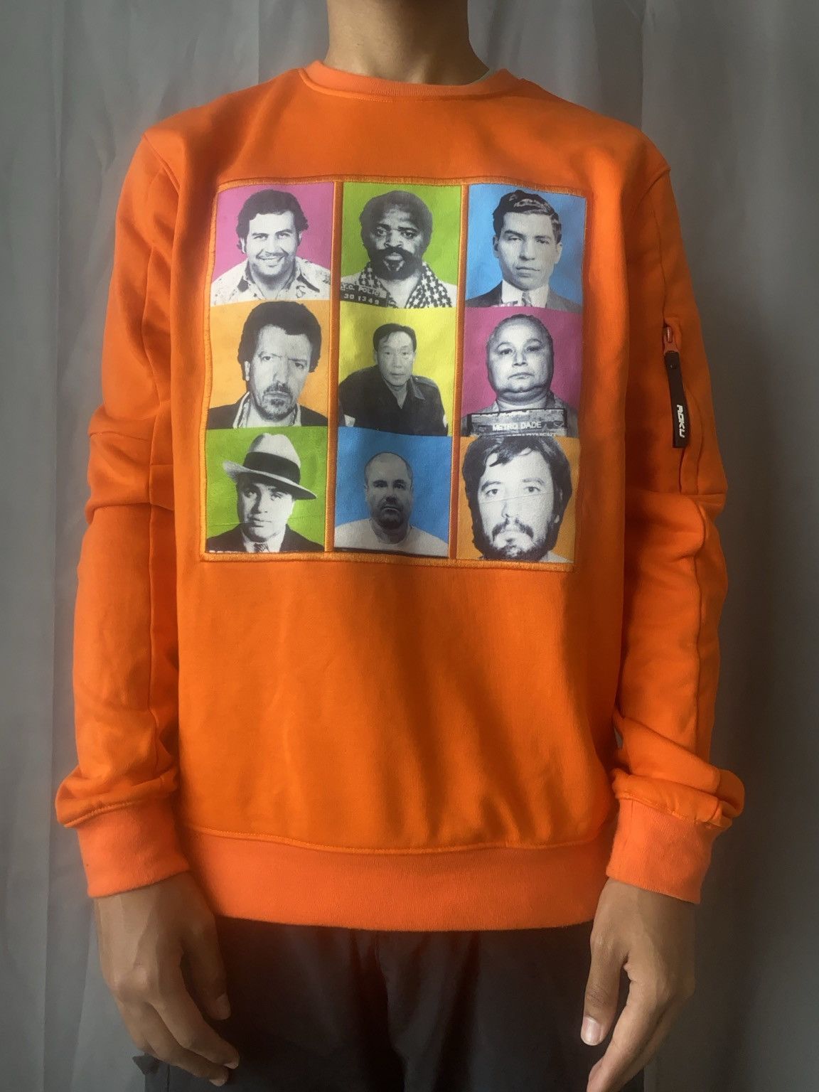 Other Kingpin Orange Graphic Sweatshirt Size M (Boosie VladTV) Size US M / EU 48-50 / 2 - 3 Thumbnail