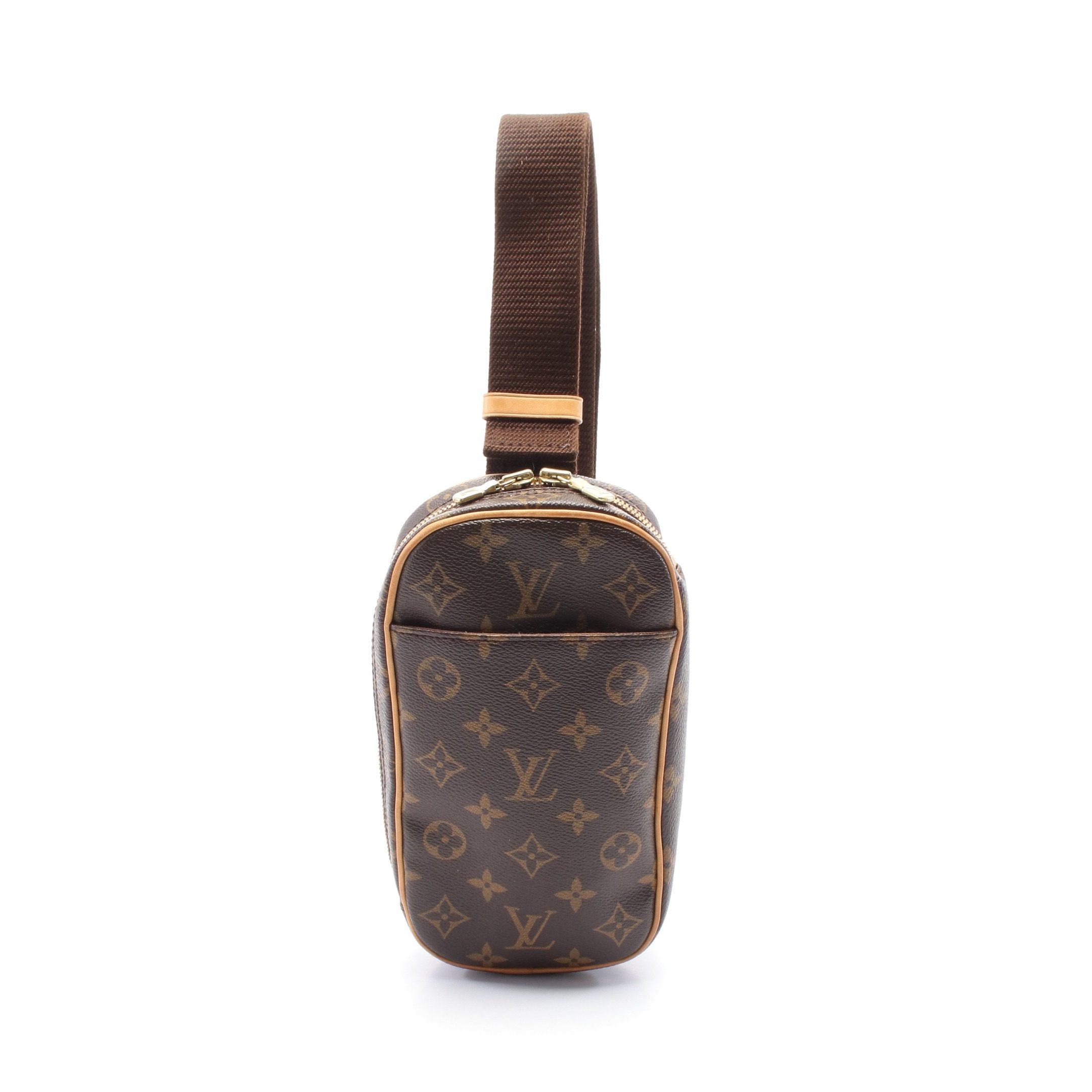Louis Vuitton Louis Vuitton Pochette Ganju Monogram Body Bag Leather Brown Size ONE SIZE - 1 Thumbnail