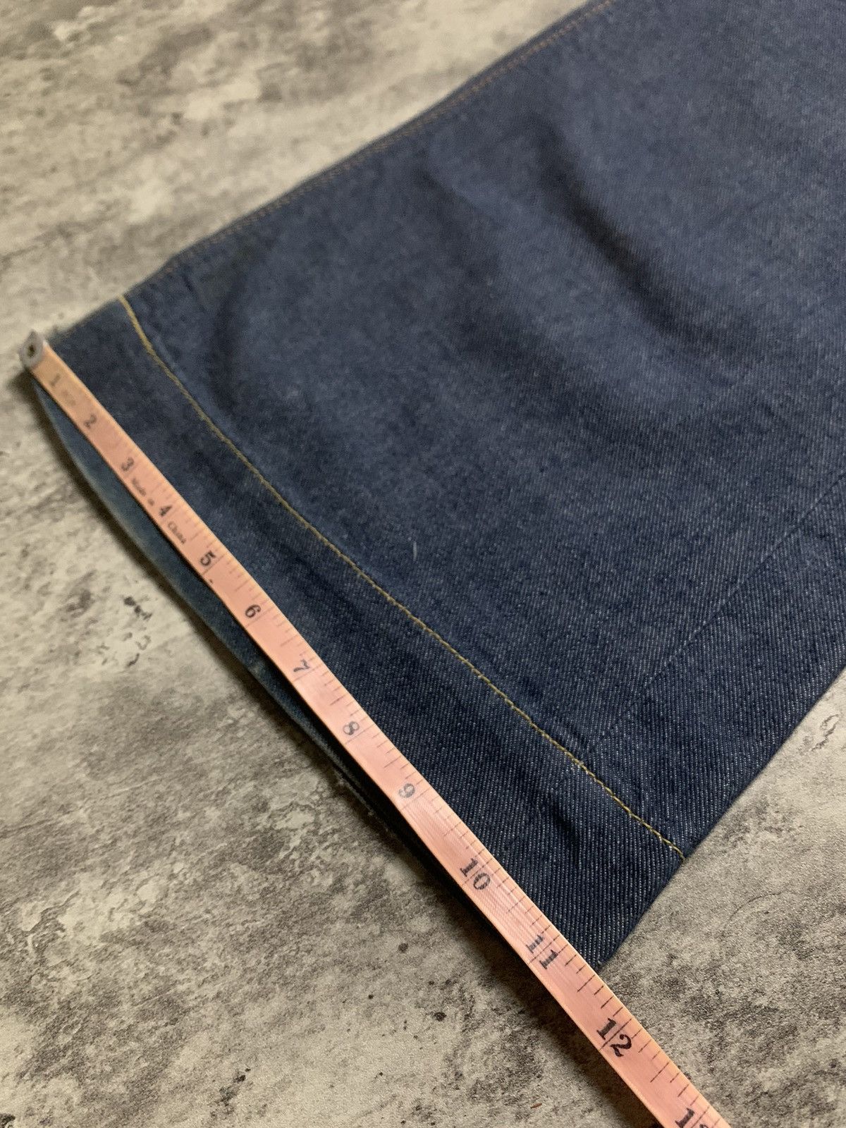 Hysteric Glamour Y2K Lee x Sly Japanese Super Flare Deep Indigo Raw Denim Size 26" / US 2 / IT 38 - 18 Thumbnail