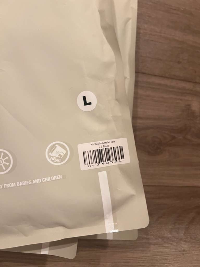 HIDDEN Hi Tec Industrial Tee (L) Size US L / EU 52-54 / 3 - 4 Thumbnail