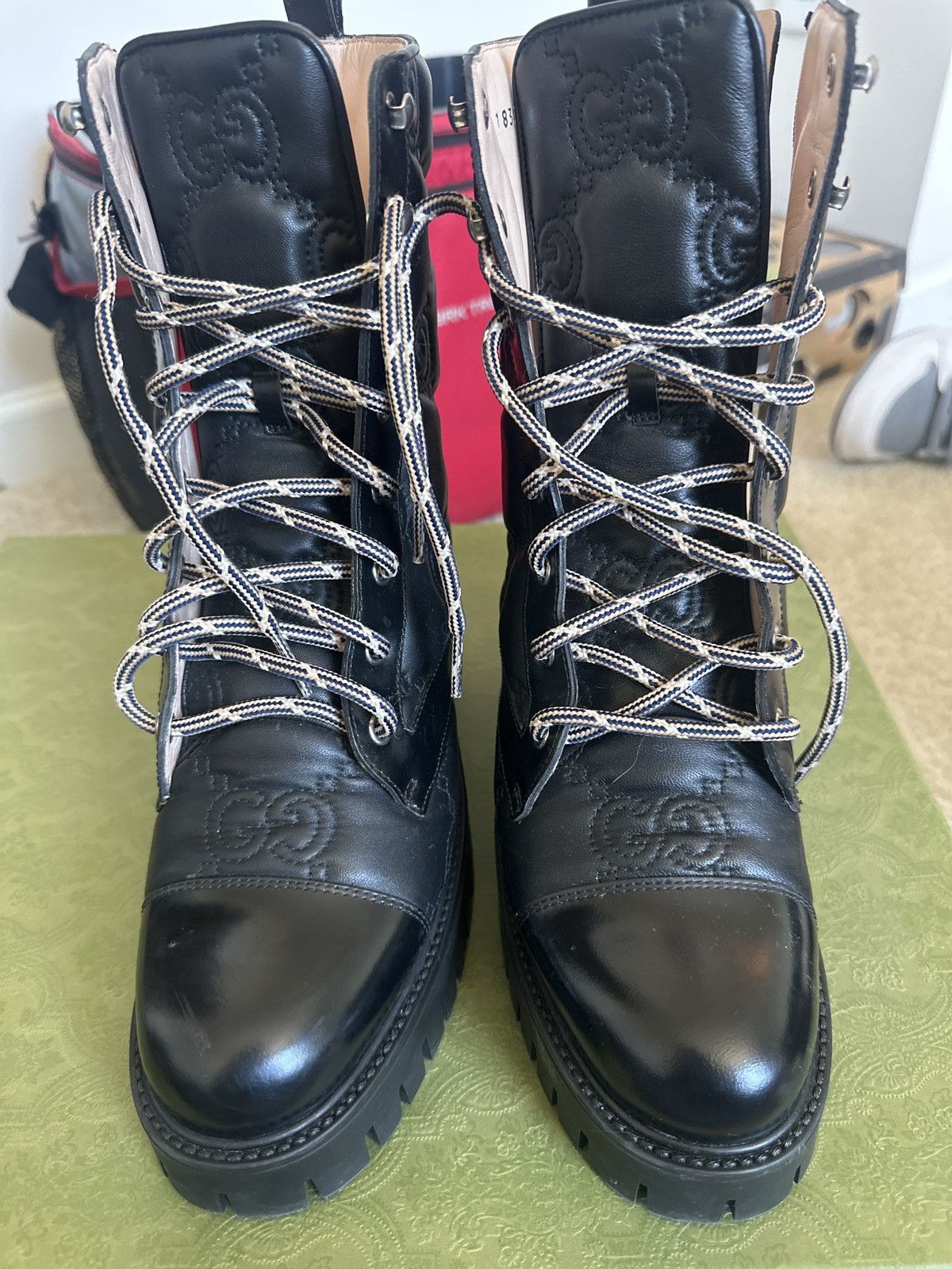 Gucci Gucci combat boots Size US 8 / IT 38 - 2 Thumbnail