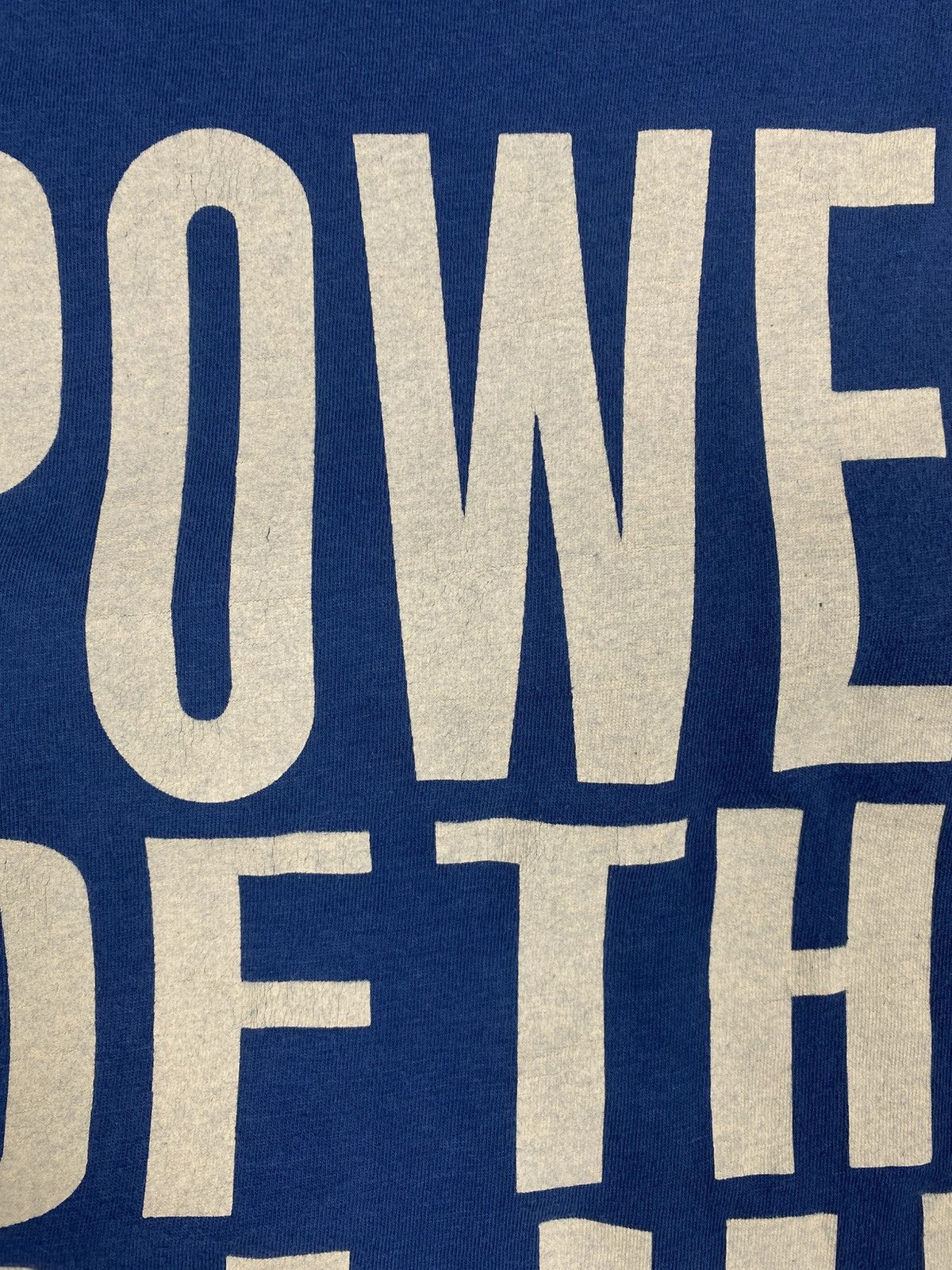 Levi's Vintage Levi’s Power of the Blue Graphic Tee Y2K 90s USA Size US XL / EU 56 / 4 - 9 Thumbnail