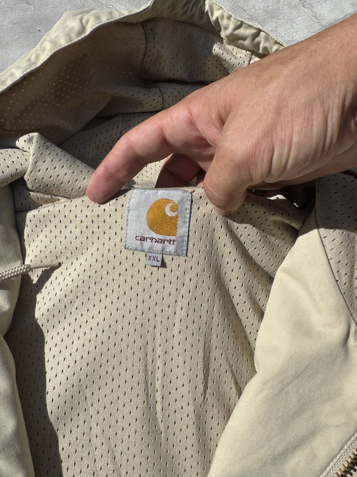 Carhartt Vintage Carhart Active Jacket Lightweight Beige Size US XXL / EU 58 / 5 - 10 Thumbnail